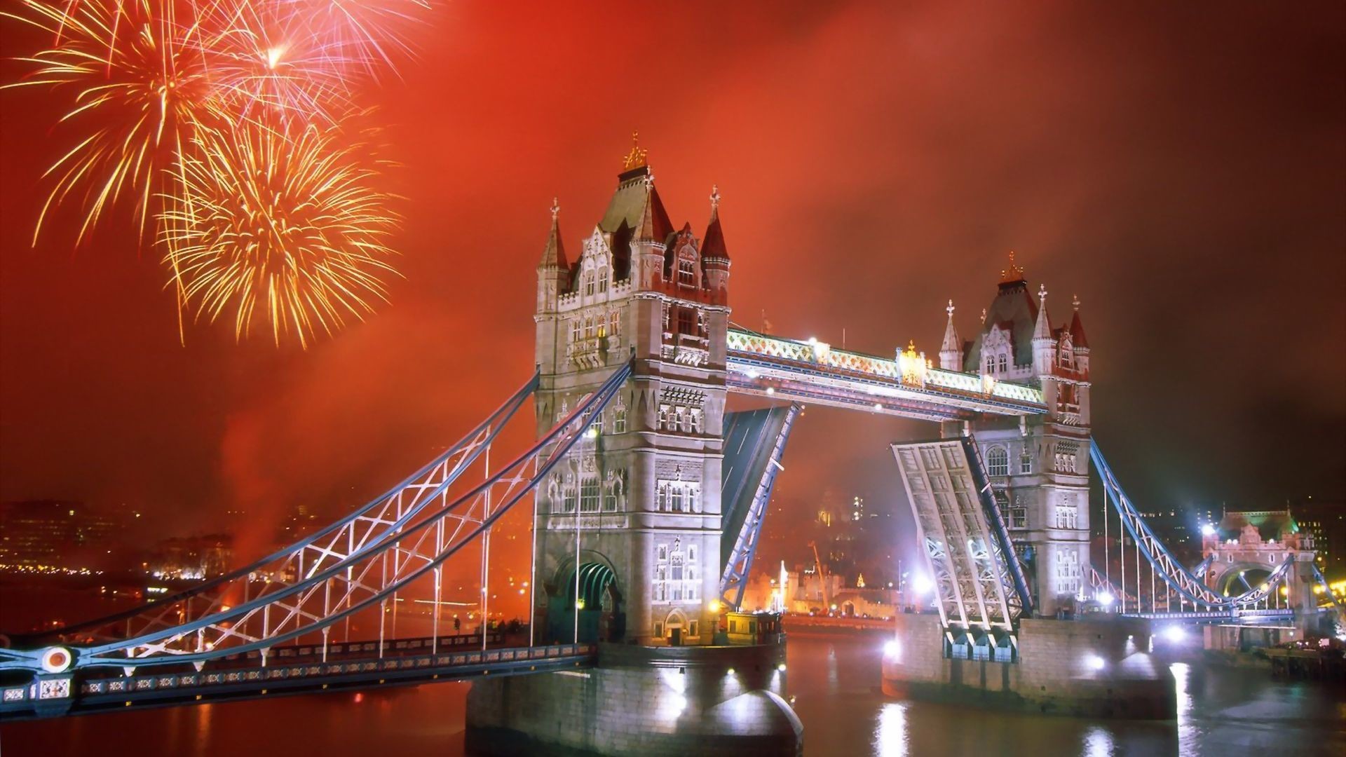 1920x1080 ... Tower Bridge Fireworks 4th of July HD Wallpaper