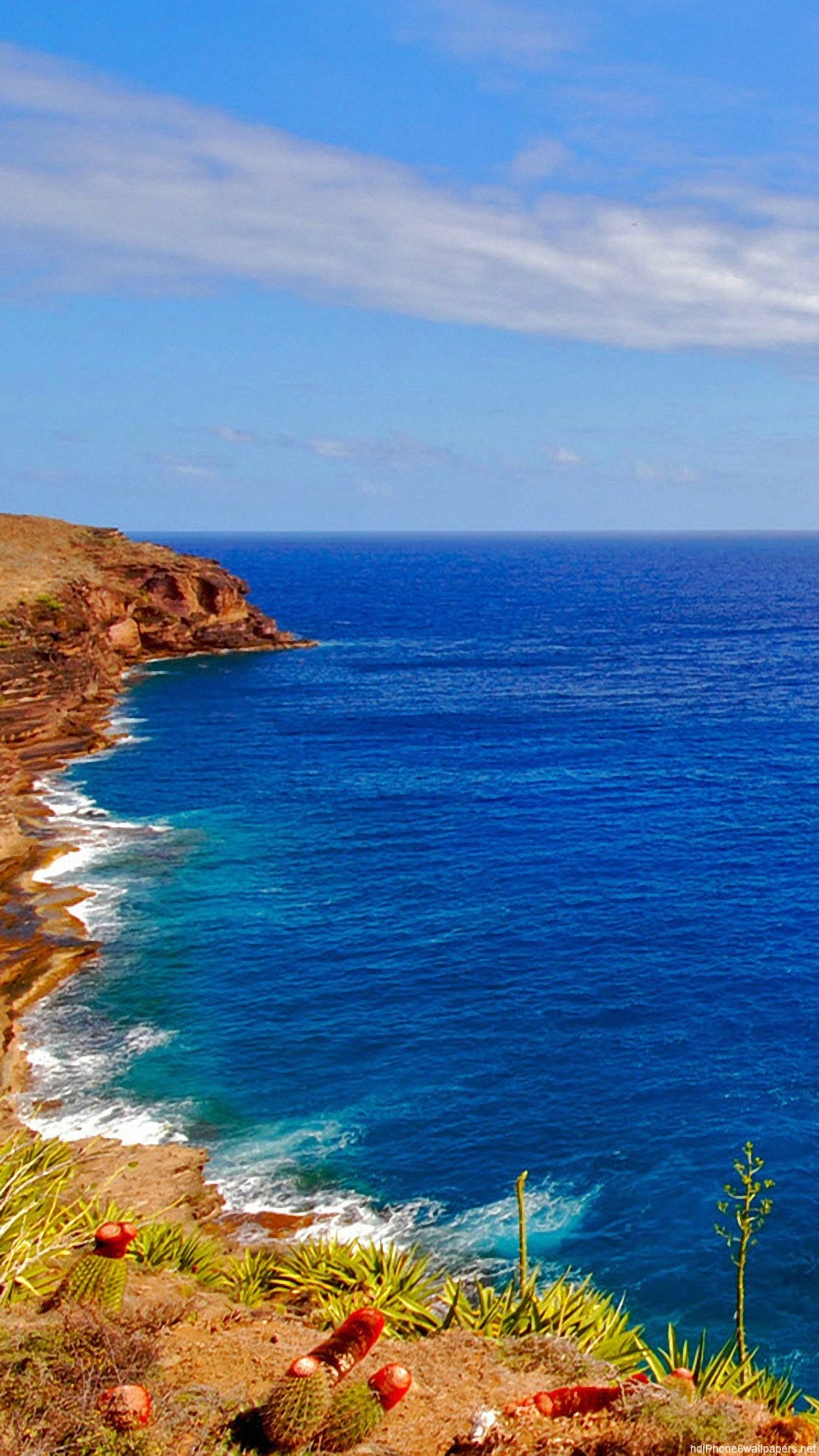 1080x1920  coast sea sky ocean sunshine iPhone 6 wallpapers HD - 6 Plus  backgrounds
