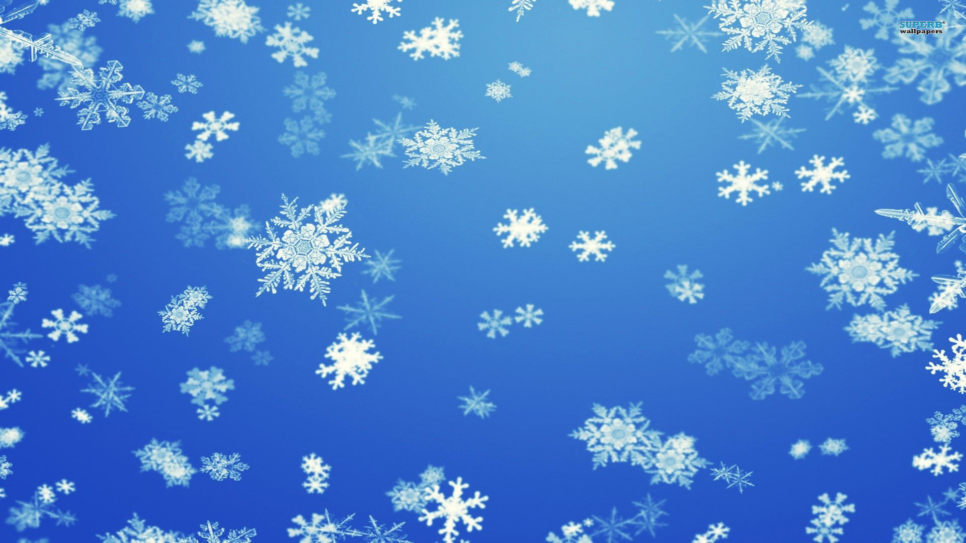 1920x1080 Snowflake Background