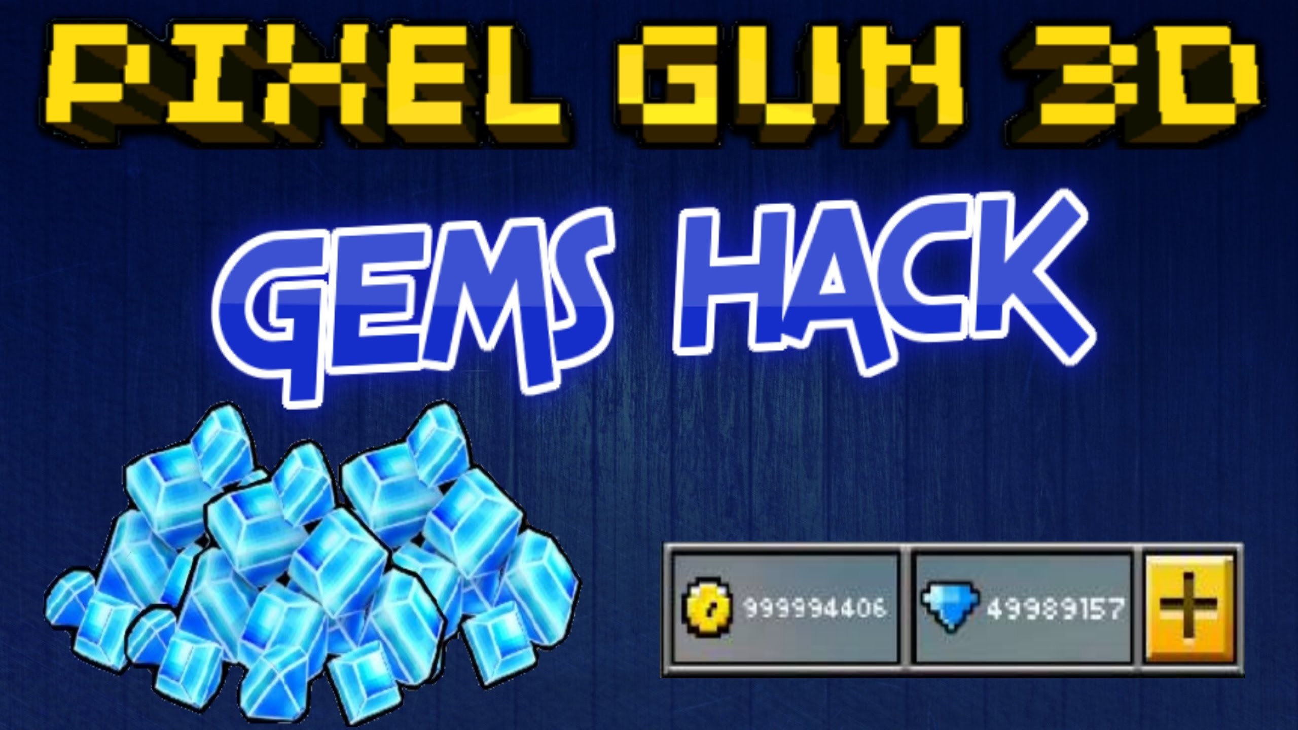 2560x1440 Pixel Gun 3D: Gems Hack 10.0.5