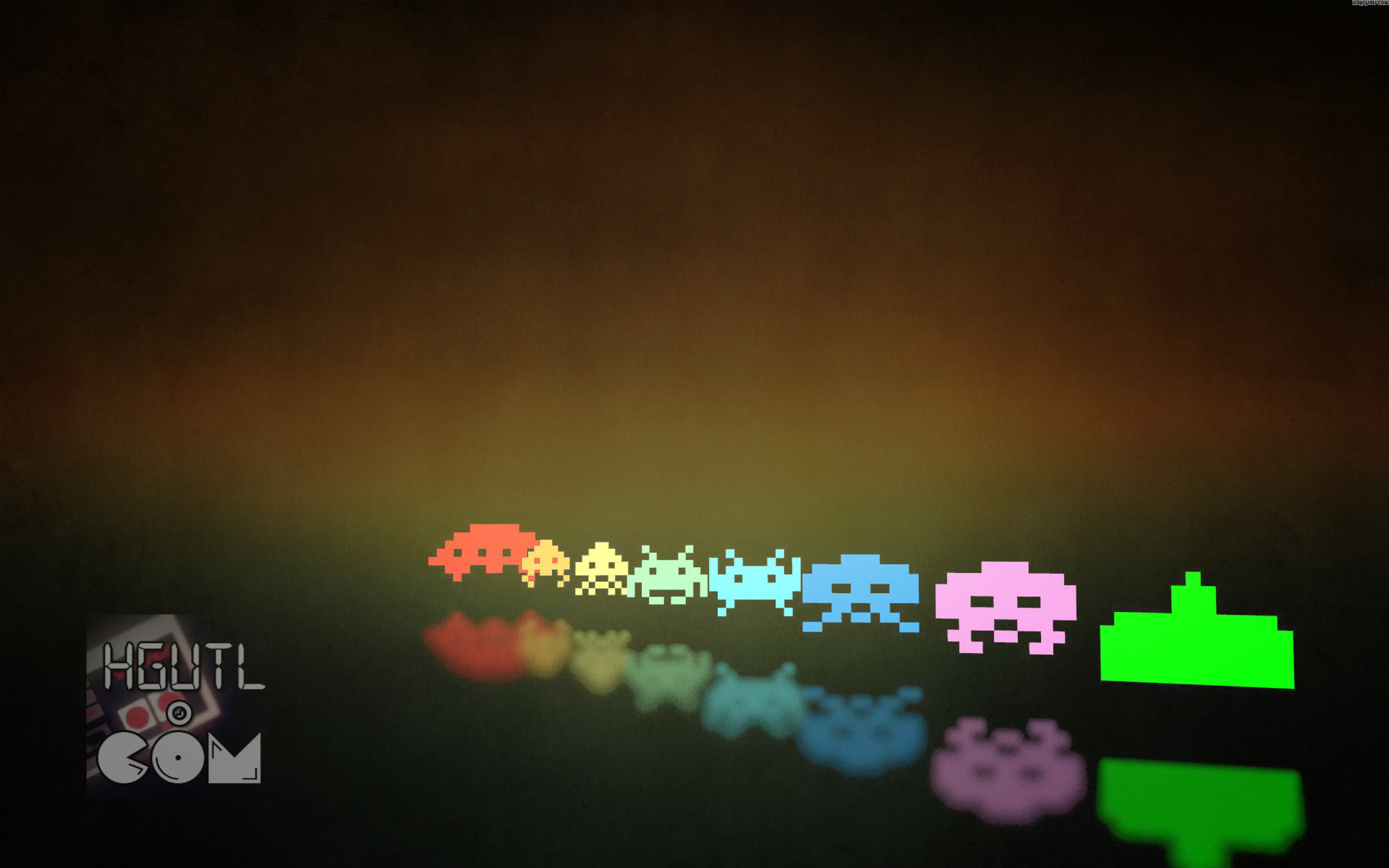 1920x1200 space invaders wallpaper