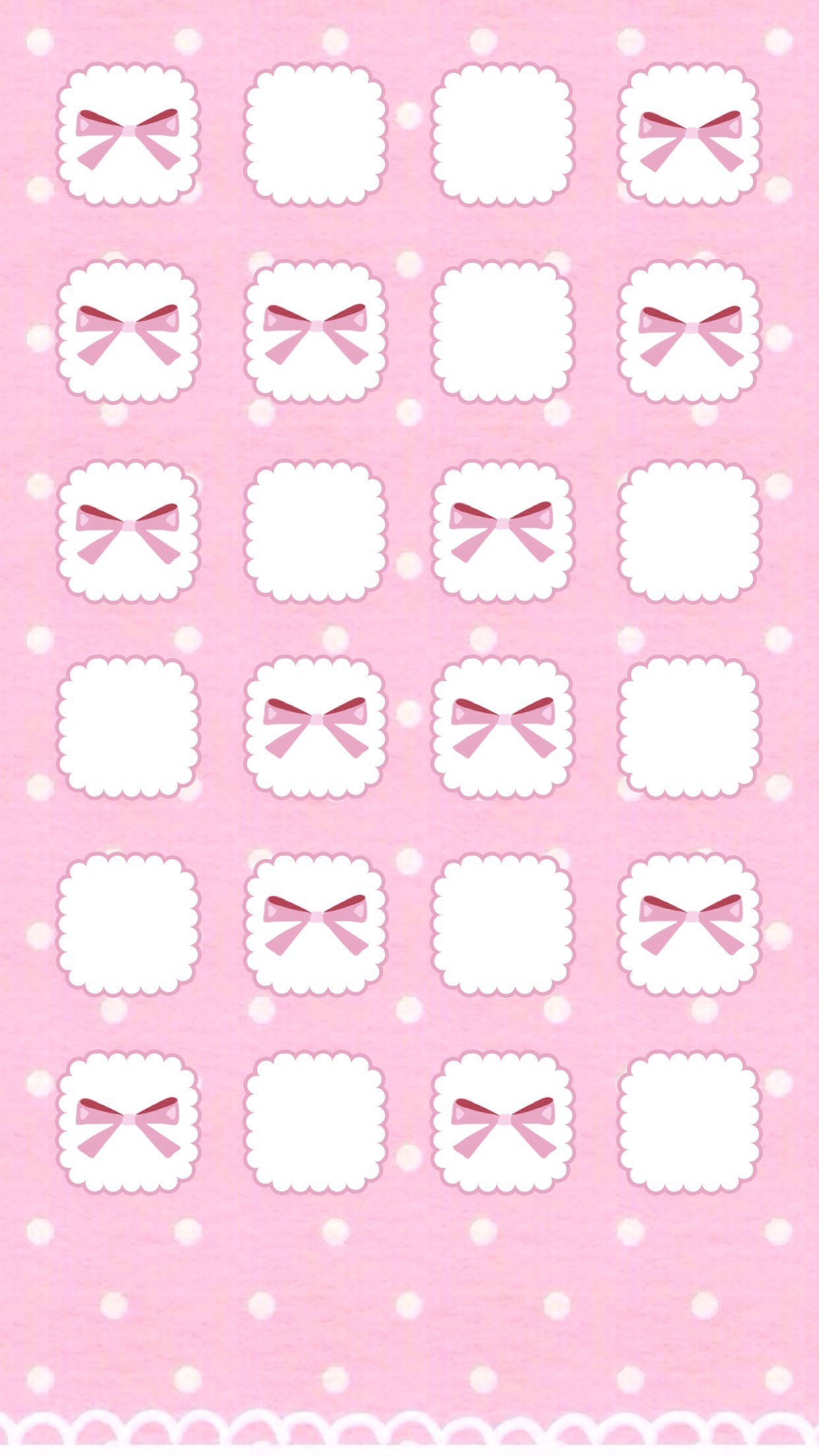 1242x2208 Pink bows. Pink BowsPhone WallpapersIphone 7Kawaii