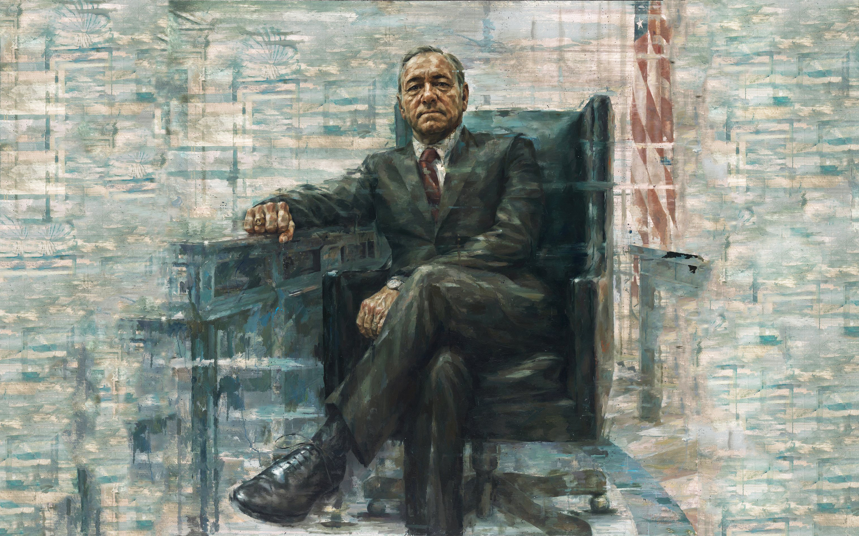 2880x1800 Frank Underwood portrait (Desktop Wallpaper)