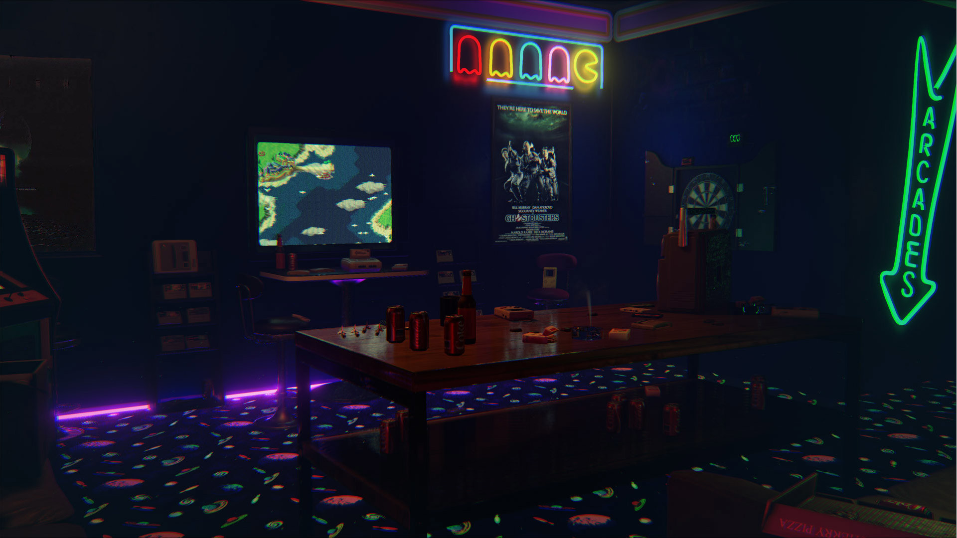 1920x1080 'NewRetroArcade: Neon' Coming to HTC With with Multiplayer .