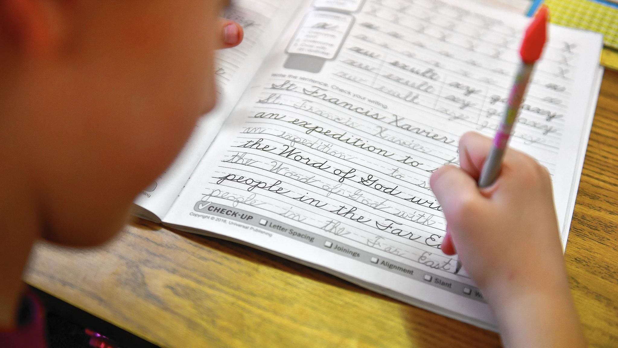 2048x1152 Sticking to the script: Cursive making a comeback in the nation's  classrooms - The Morning Call