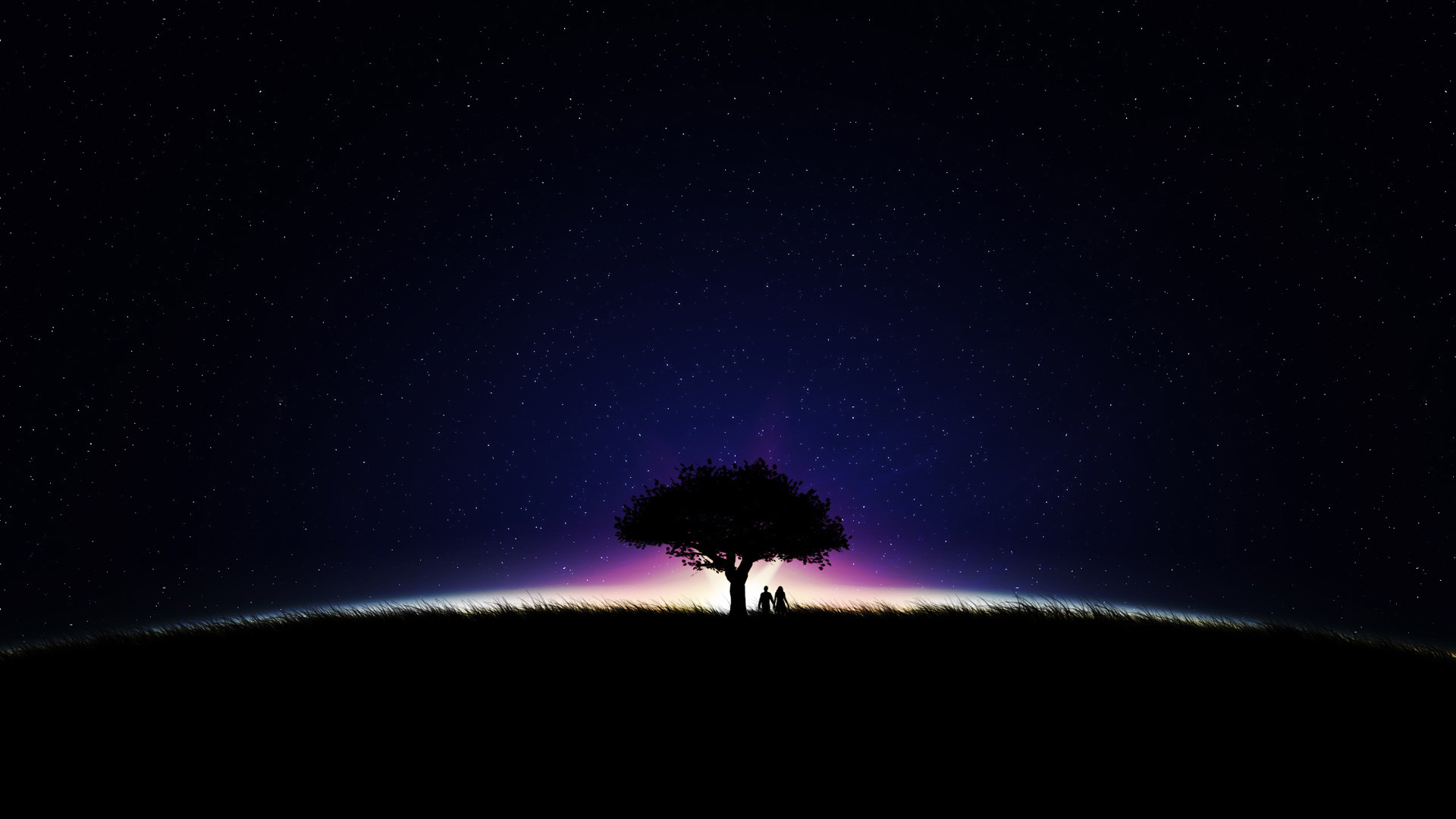 1920x1080 Starry, Night, Background For Smart Phones, Free, Download .