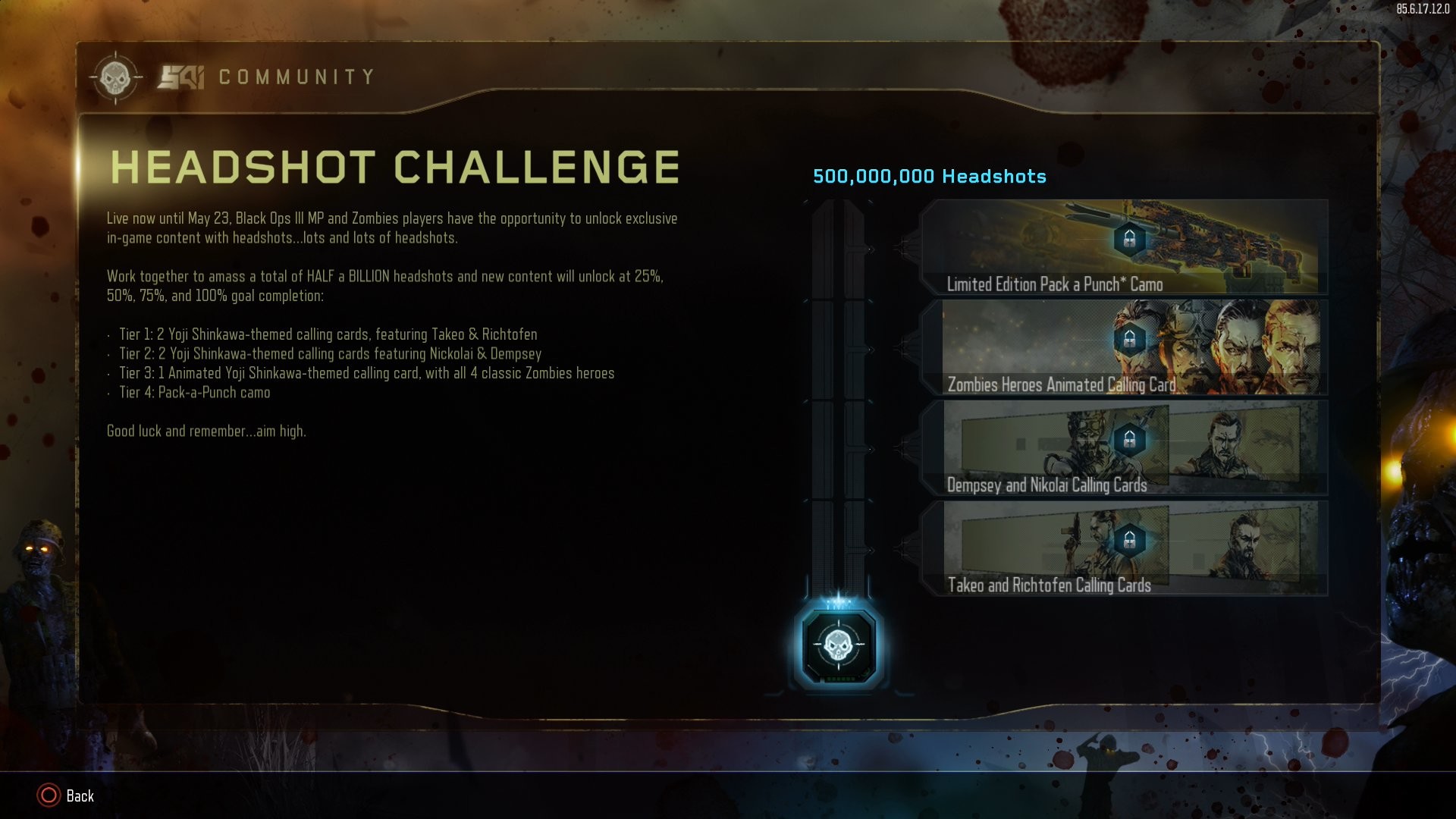 1920x1080 New Headshot Community Challenge now live in Black Ops 3 | Charlie INTEL