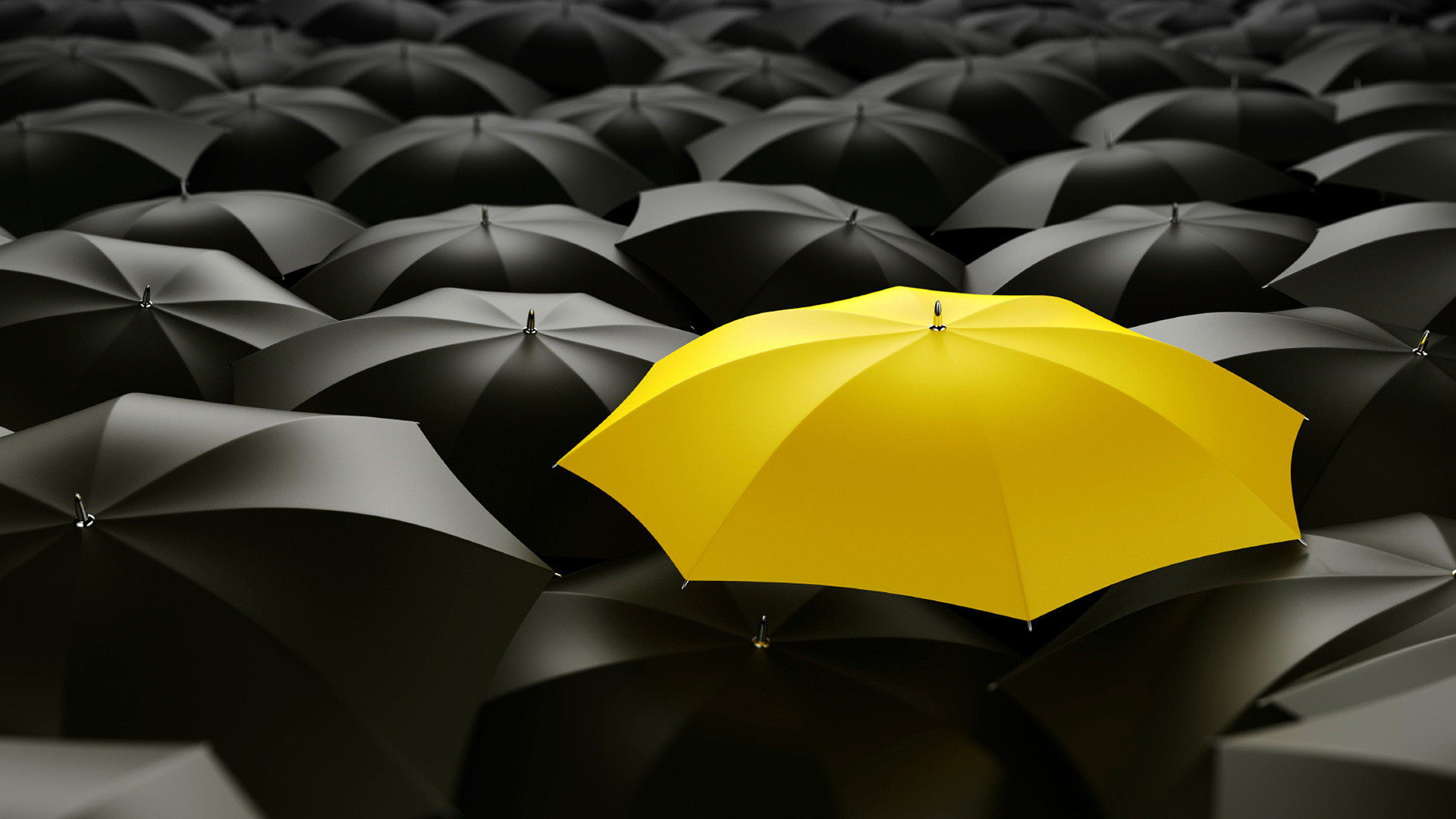 1920x1080 Innovations, Umbrellas, Yellow Umbrella, Black Umbrellas, Innovation
