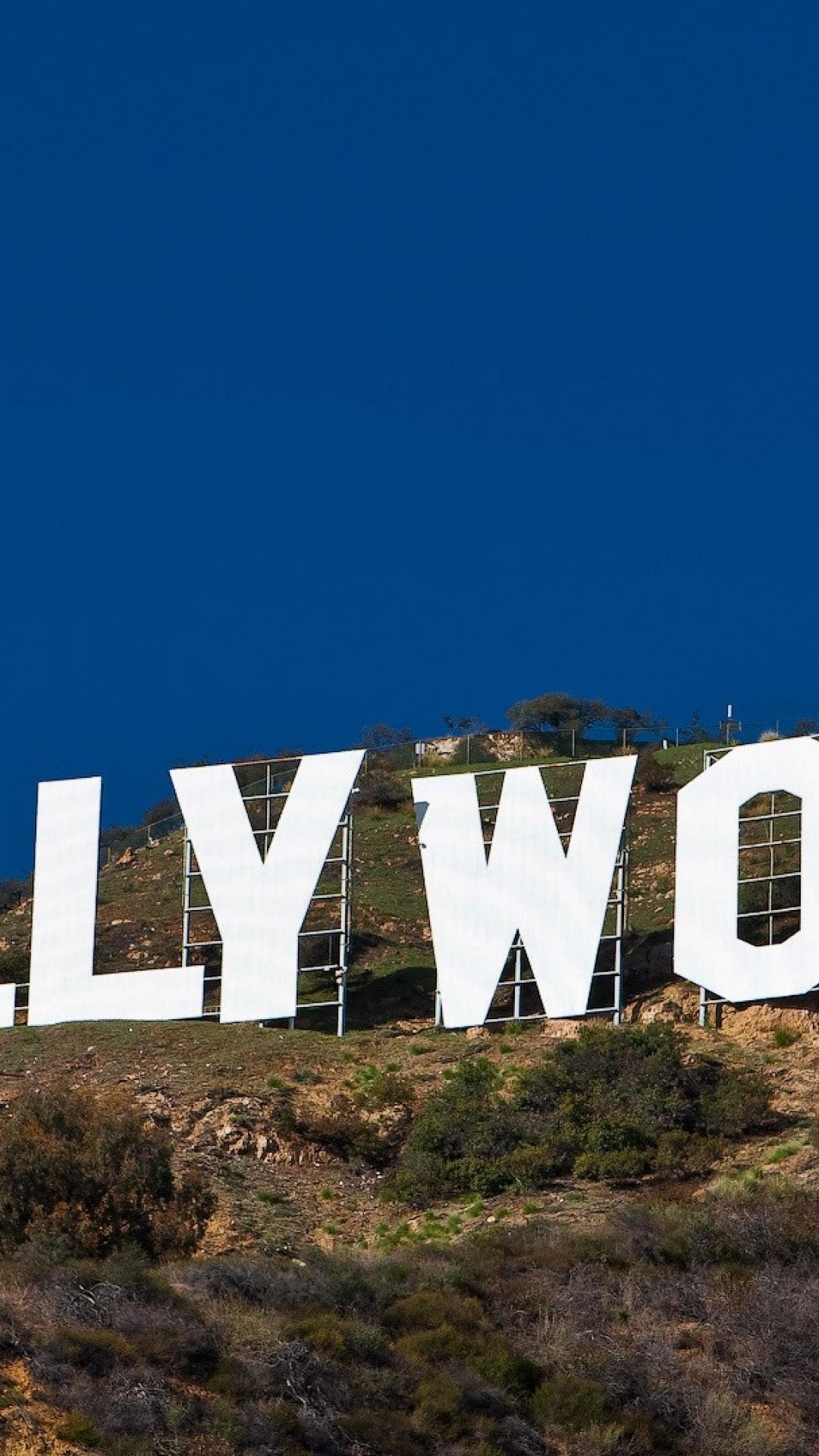 1080x1920 Hollywood sign wallpaper 86136 