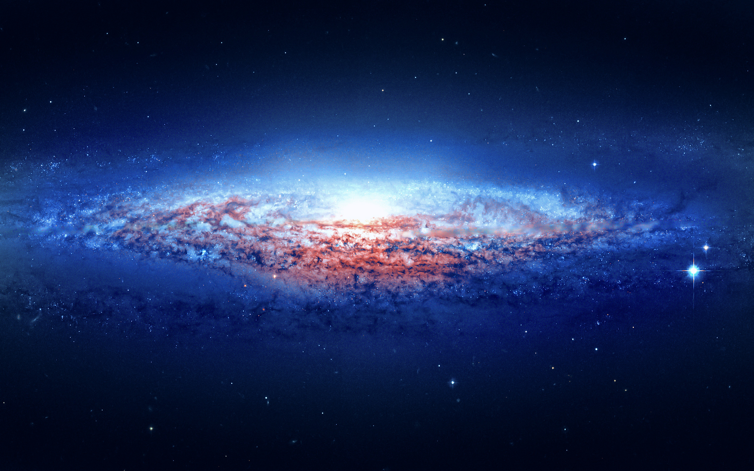 Blue Sky Galaxy 4K wallpaper download