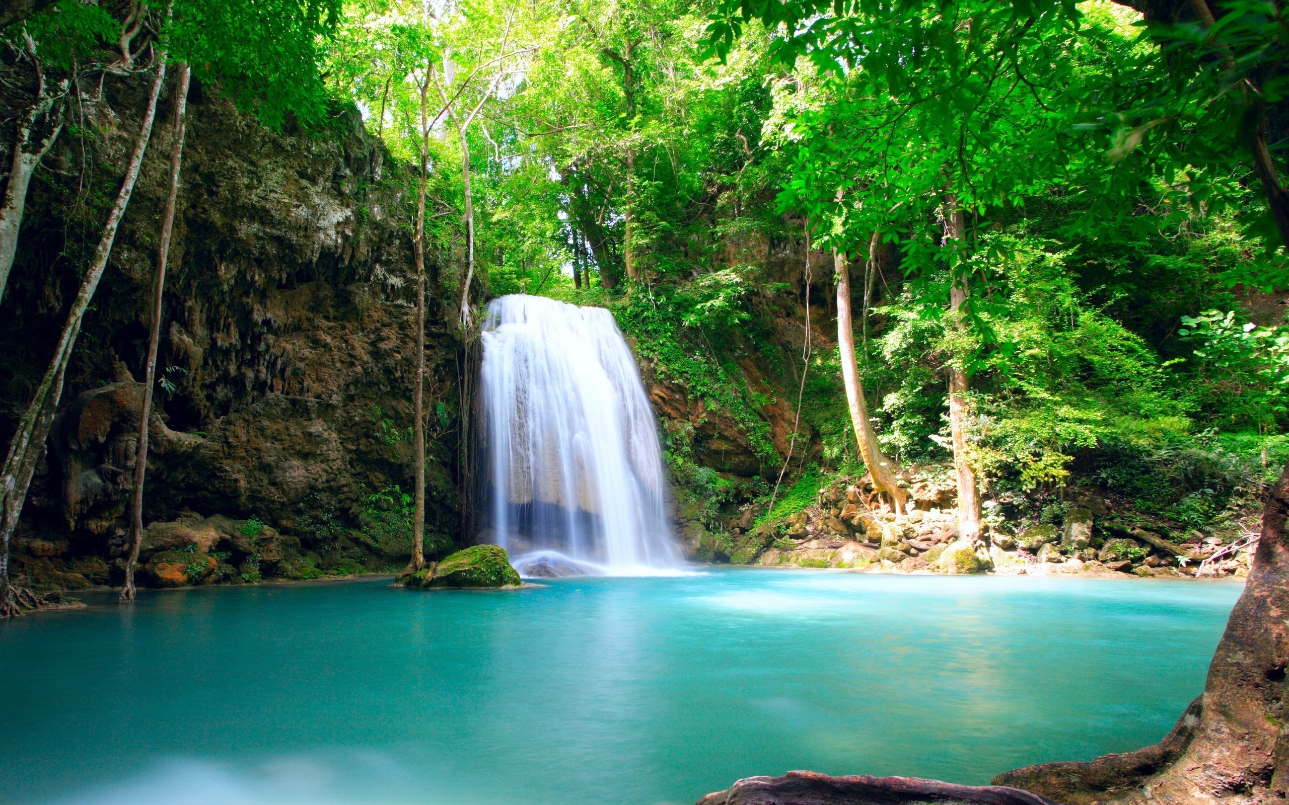 2560x1600 Find out: Beautiful Waterfall HD Background wallpaper on  http://hdpicorner.com