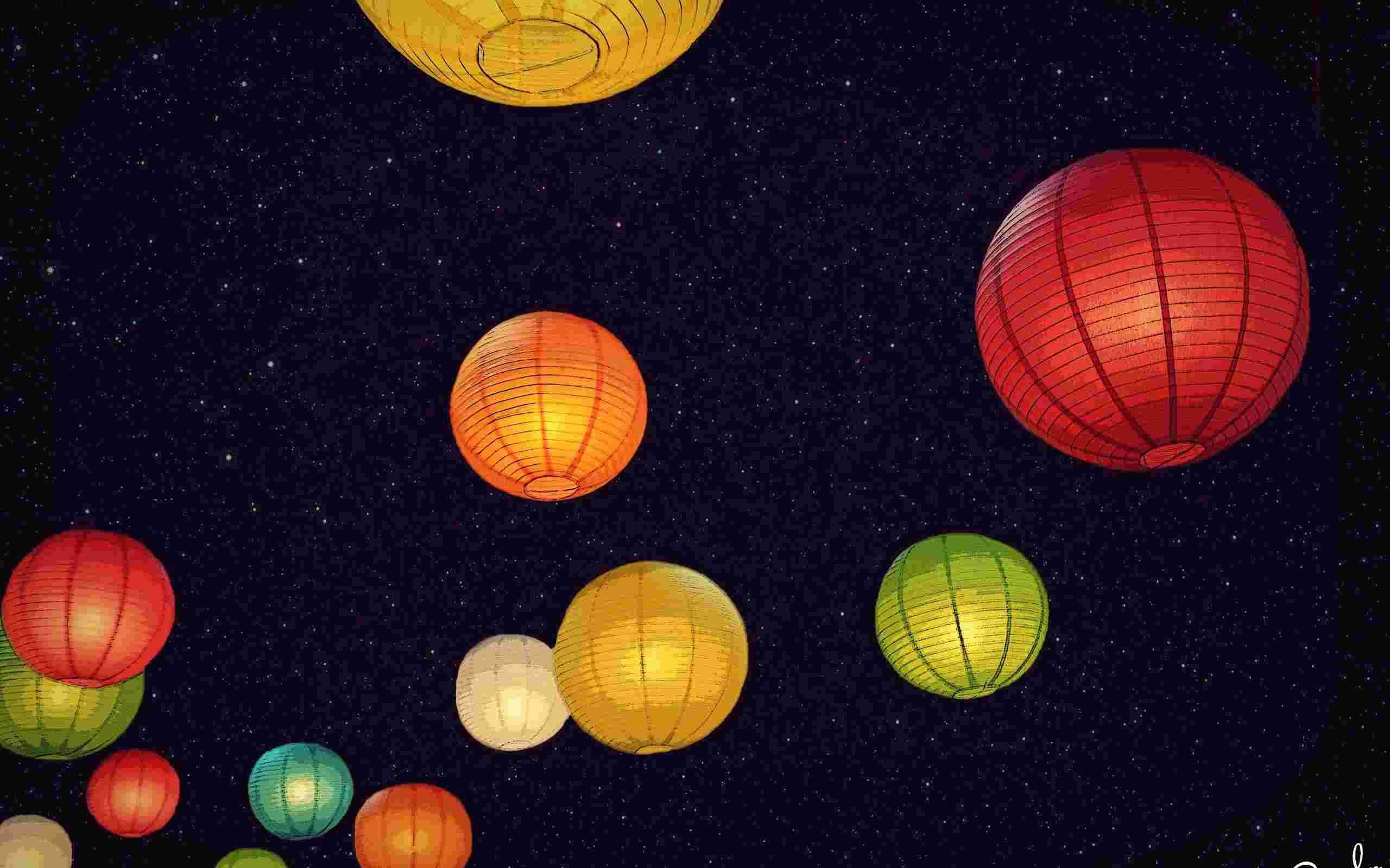 2560x1600 chinese lanterns | Chinese lanterns