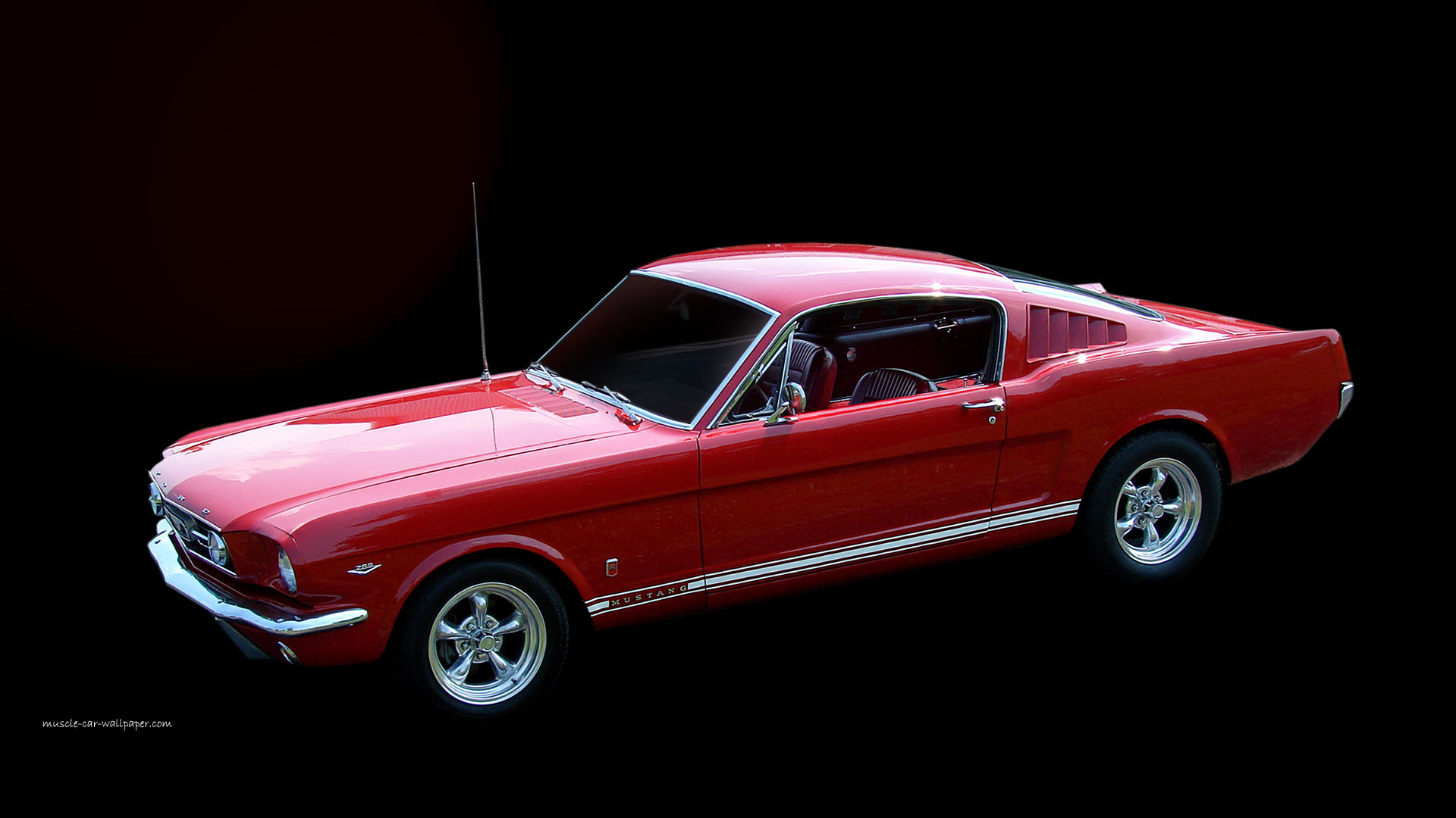 1920x1080 1966 Ford Mustang GT Fastback Wallpaper - Left Side View | 1920_14