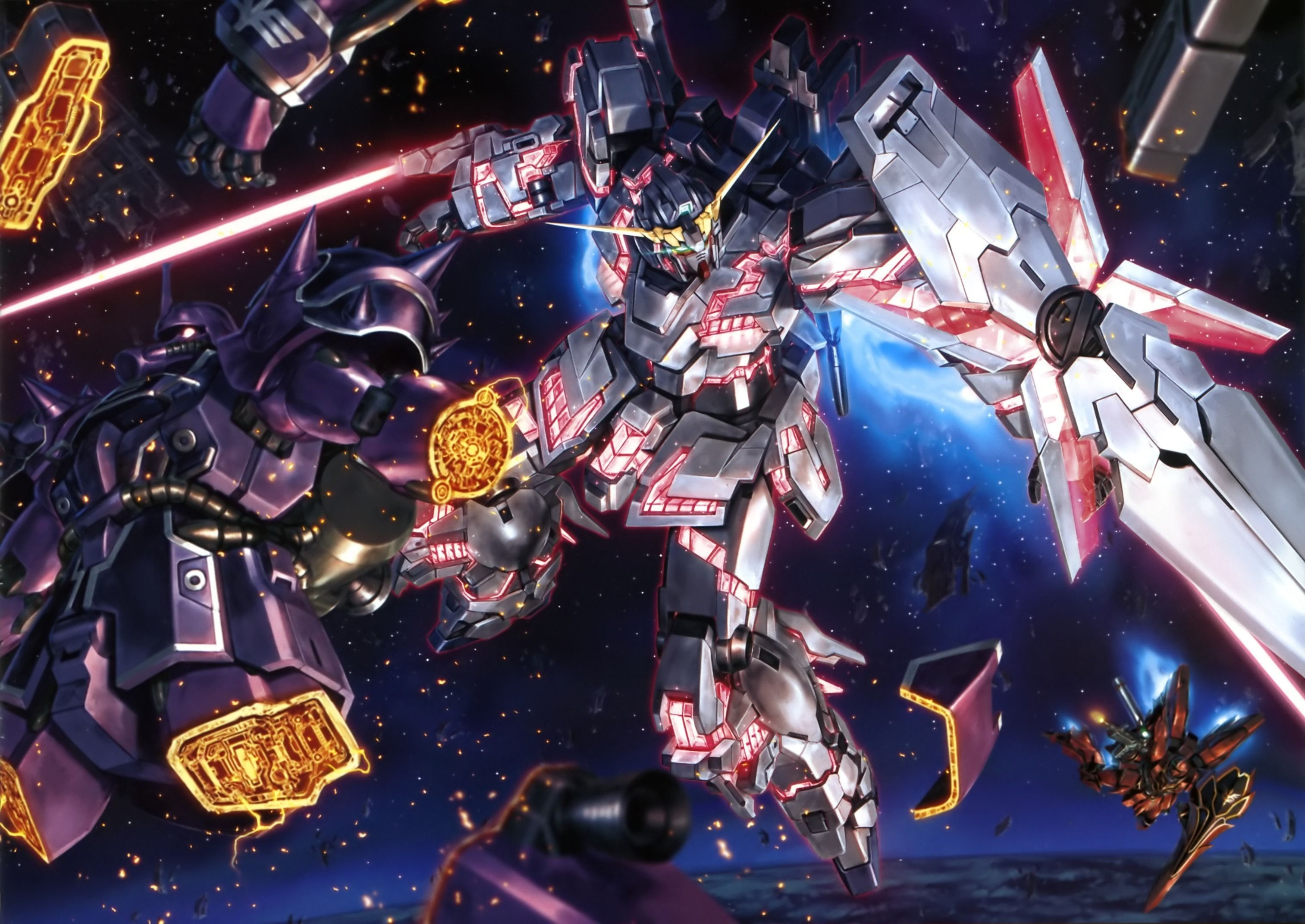 3026x2144 Unicorn Gundam Wallpaper