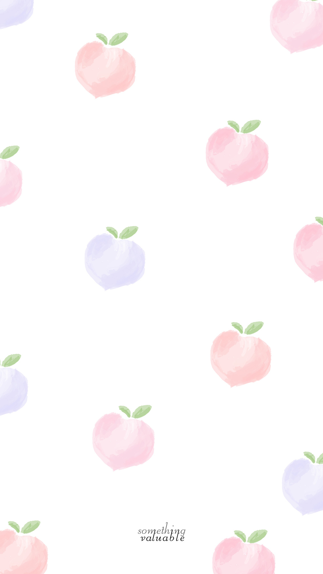 1134x2013 iPhone wallpaper design • peach •