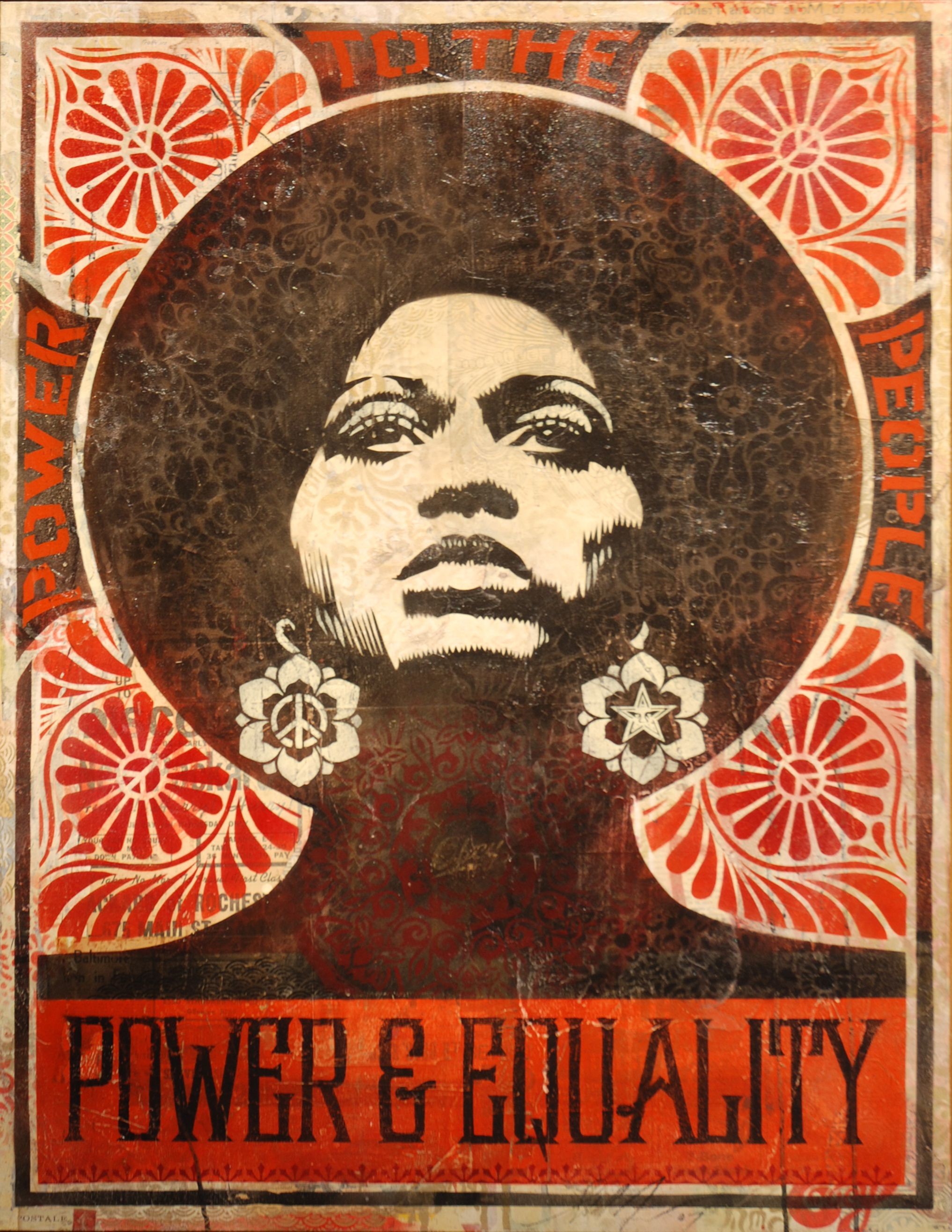 2034x2634 #ARTIST Shepard Fairey - Davis in The Meaning of Freedom