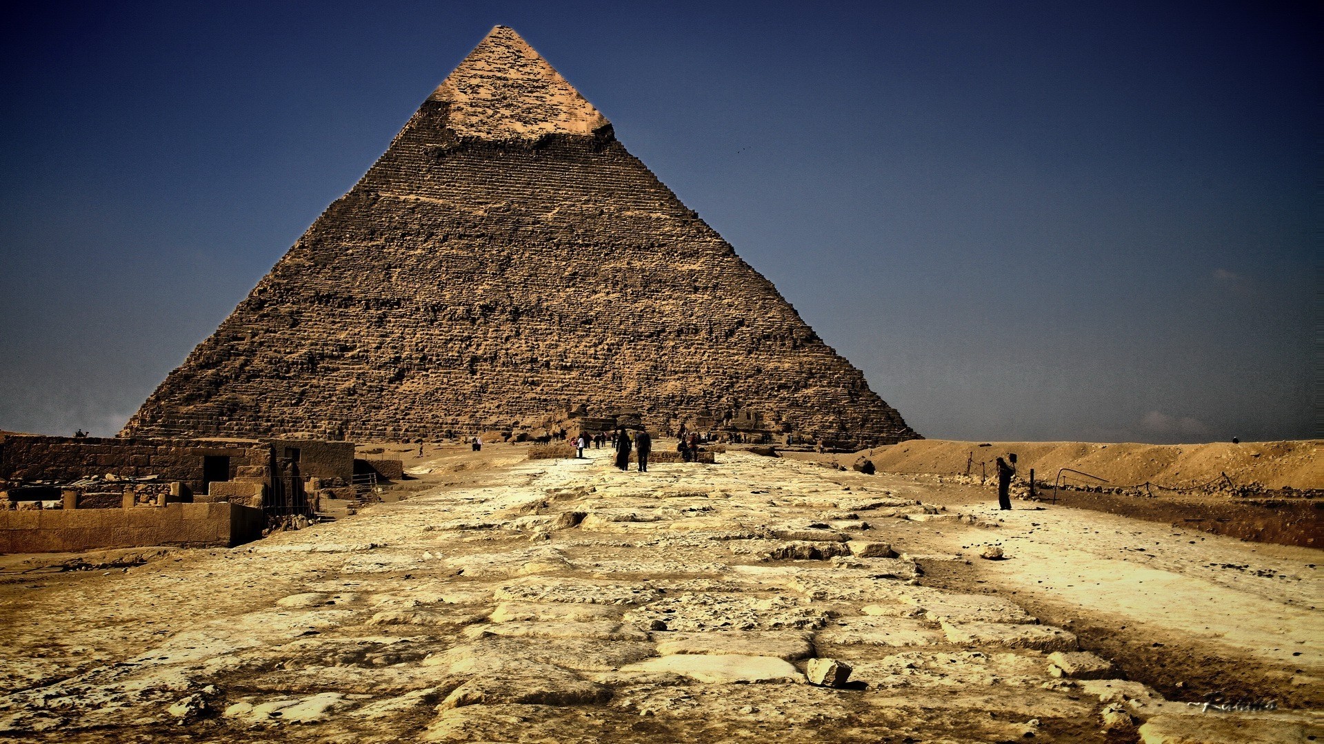 1920x1080 pyramid, egypt, sand