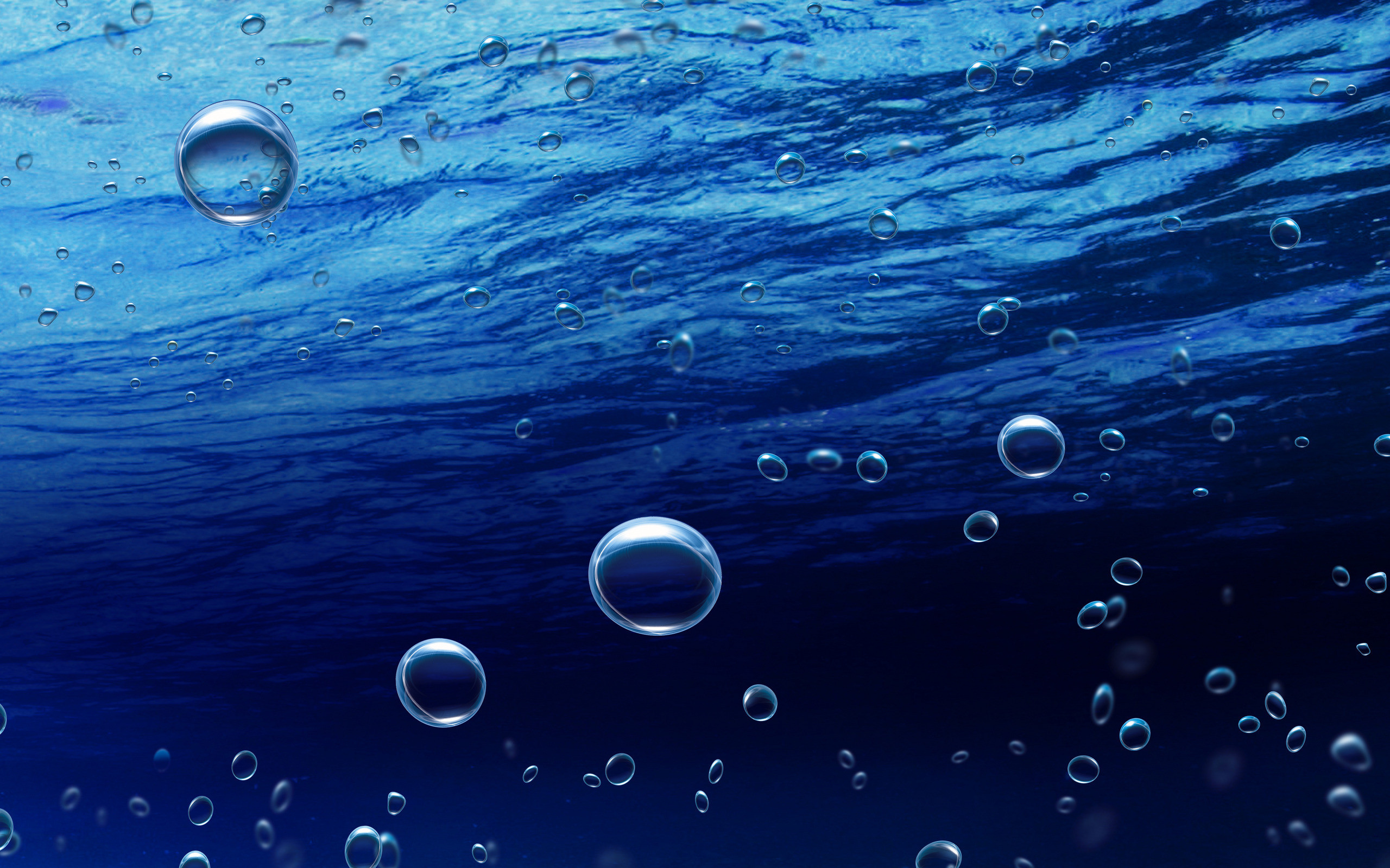 2560x1600 Water Bubble Background Desktop Wallpaper 14621