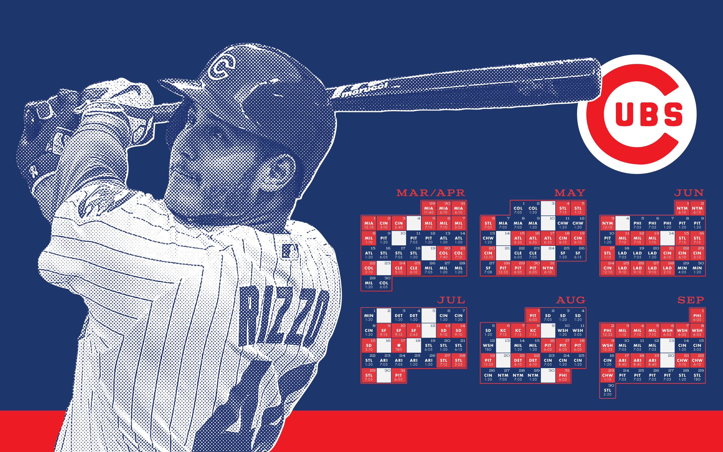 2880x1800 By Popular Request: Cubs Schedule Wallpaper ...