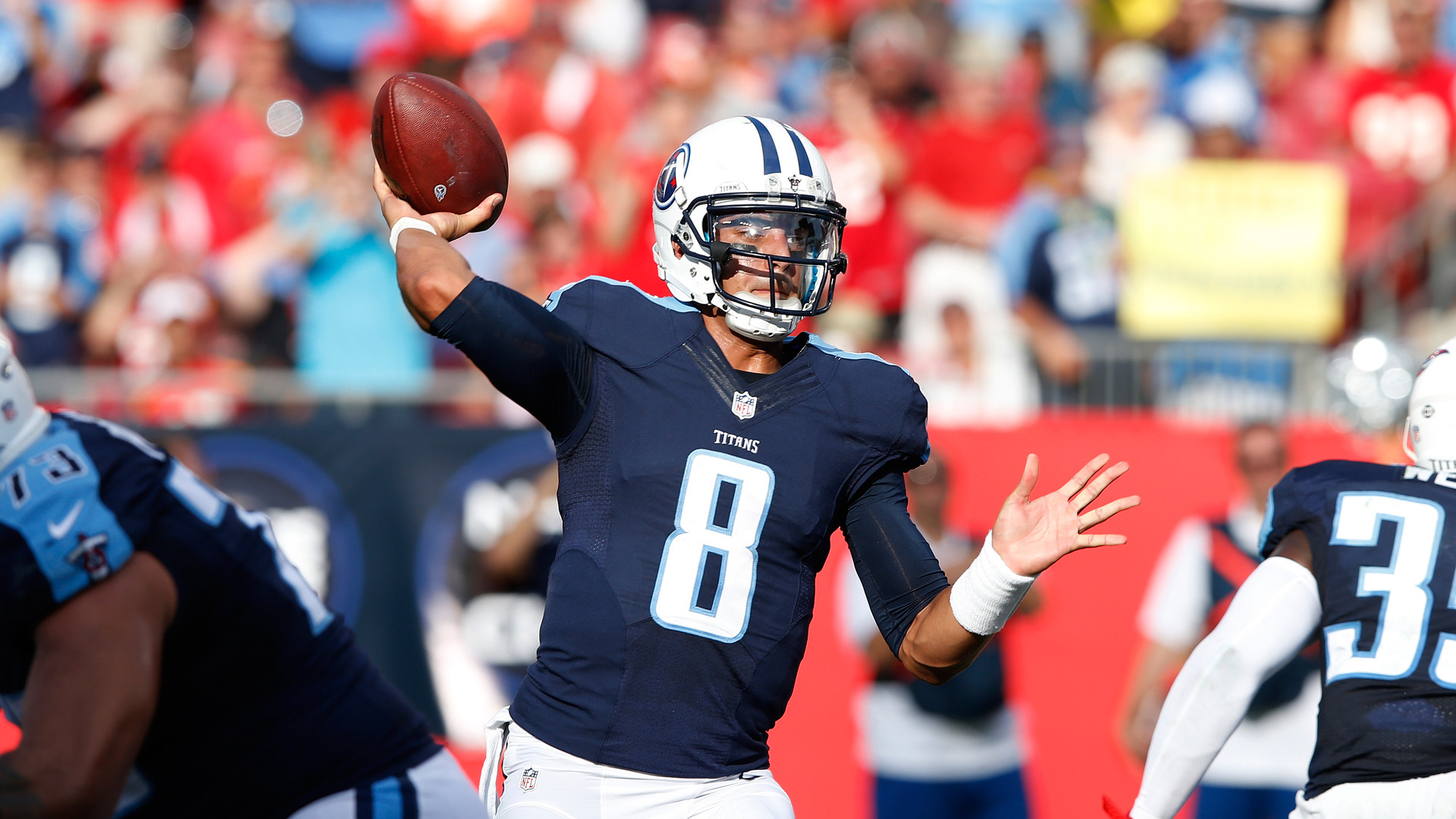 1920x1080 marcus mariota tennessee titans wallpaper - photo #41. Marcus Mariota threw  four touchdown passes in the first half as he led .