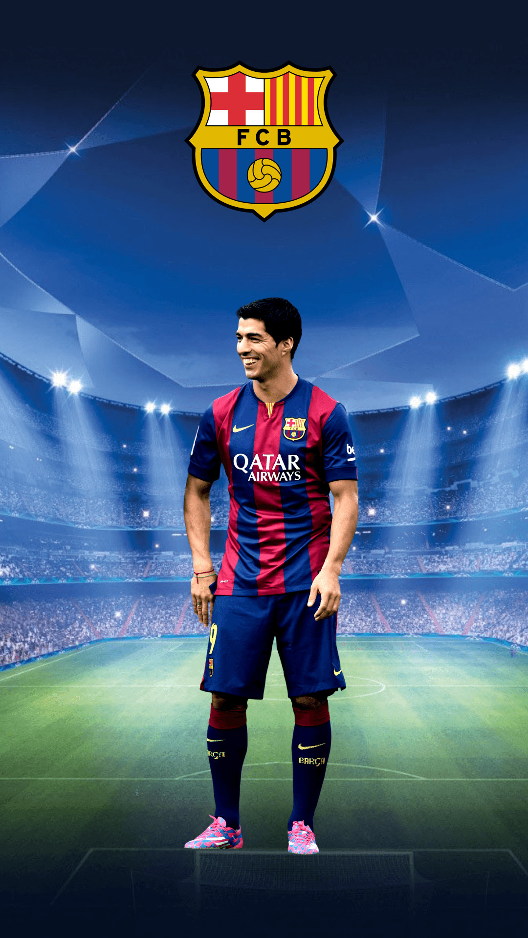 1080x1920 2016 Luis Suarez FC Barcelona iPhone Wallpaper - Wallpapers iPhone