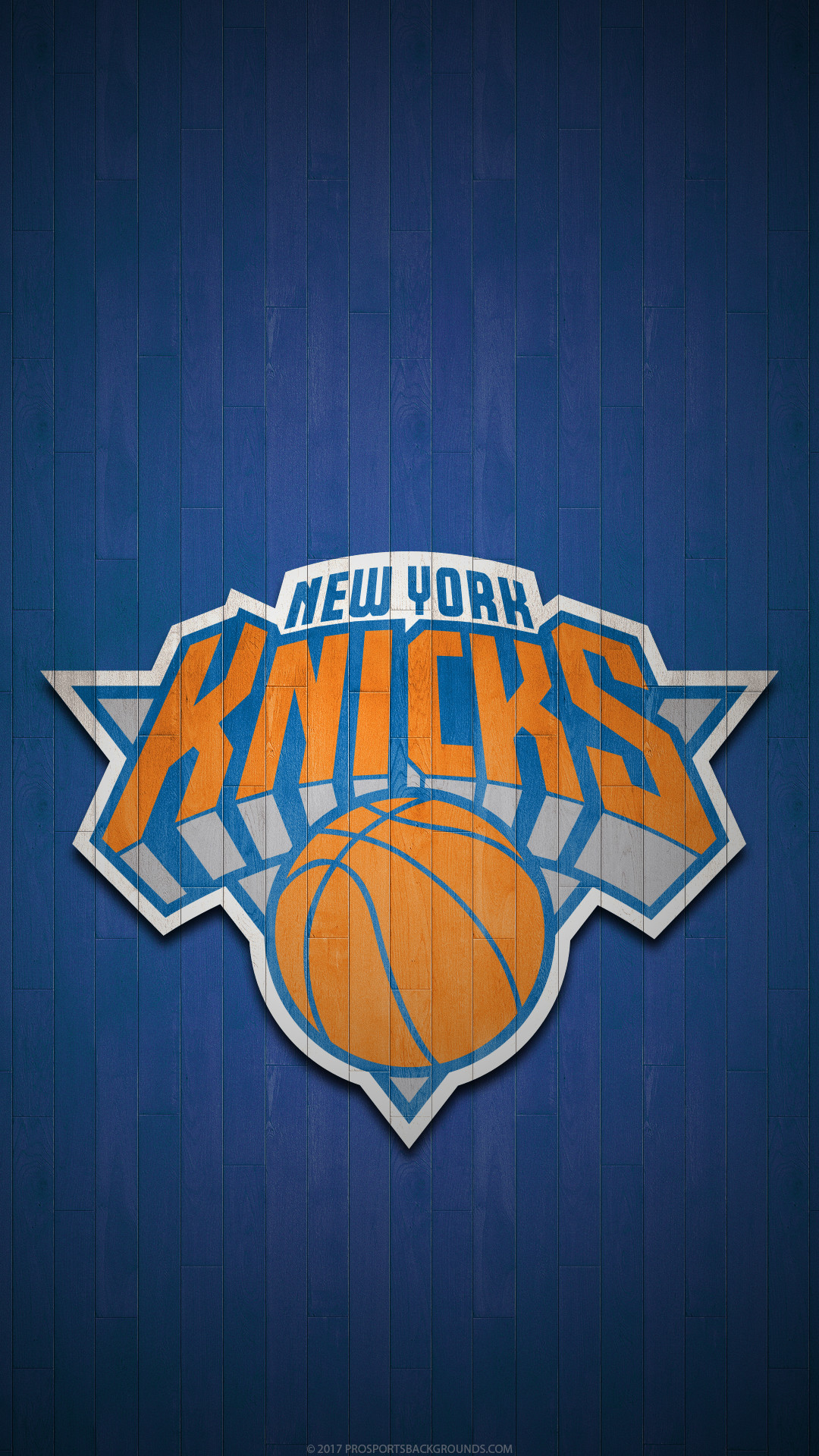 1080x1920  New York Knicks 2017 nba basketball hardwood team logo wallpaper  for iphone andriod and windows mobile .
