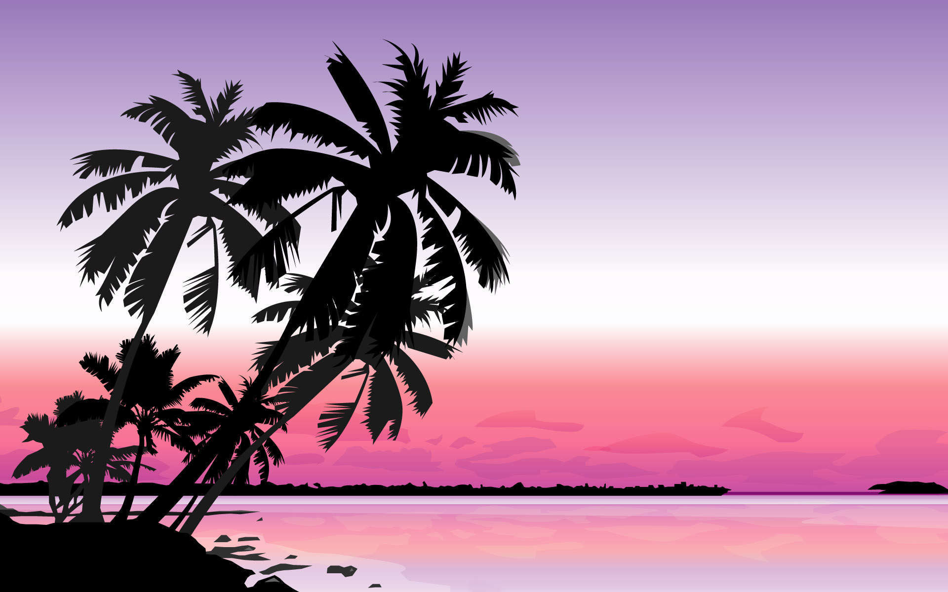 1920x1200 Gallery for - palm tree design wallpaper