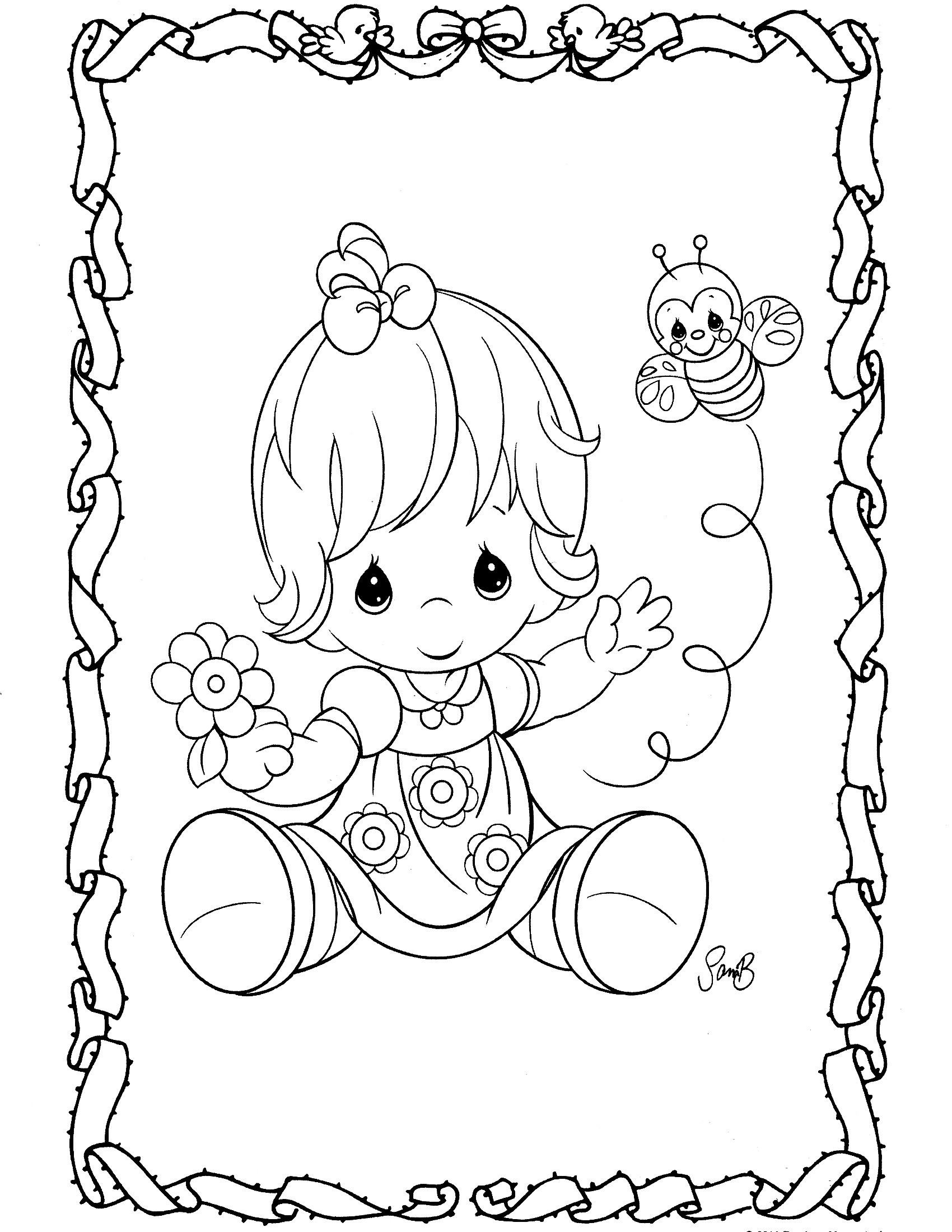 1700x2200 precious moments coloring page