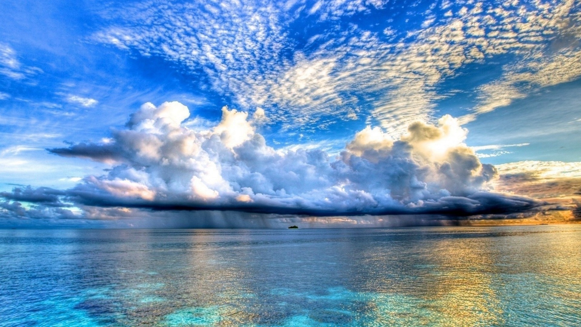 1920x1080 Ocean Clouds Desktop Background. Download  ...