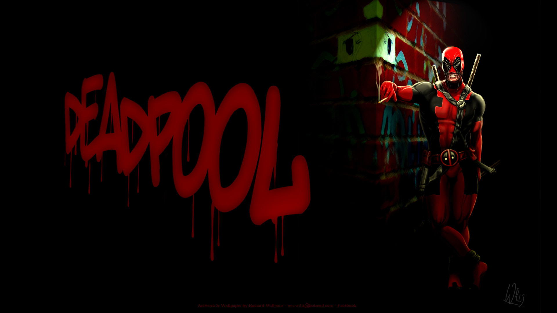 1920x1080 Deadpool Backgrounds.