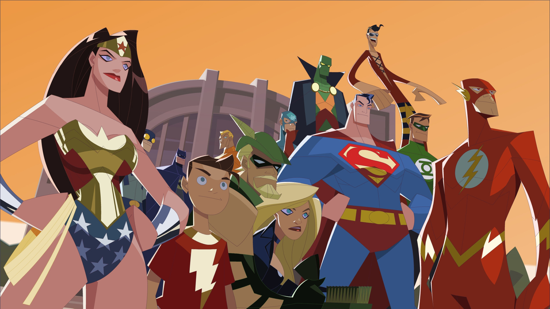 1920x1080 Justice League DC-comics The Flash Superman Wonder Woman Green Arrow Green  Lantern Batman wallpaper |  | 73777 | WallpaperUP