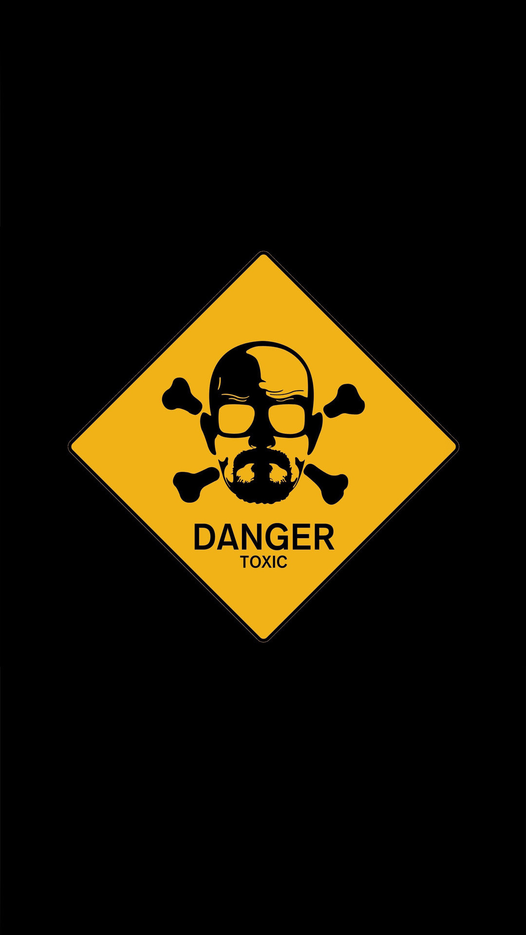 1080x1920 Walter White danger sign 