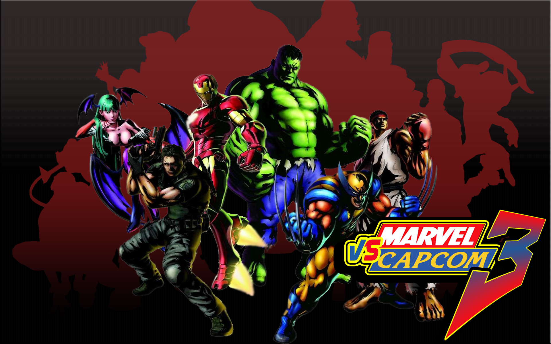 1920x1200 ... Marvel vs capcom 3 wallpaper by Badonk