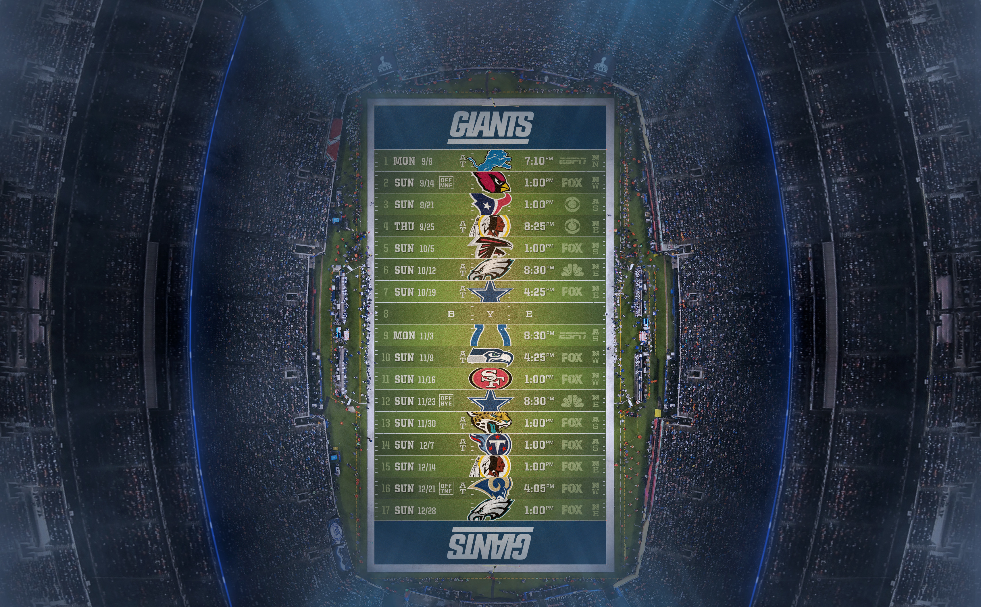 3414x2112 New York Jets Customized Schedule