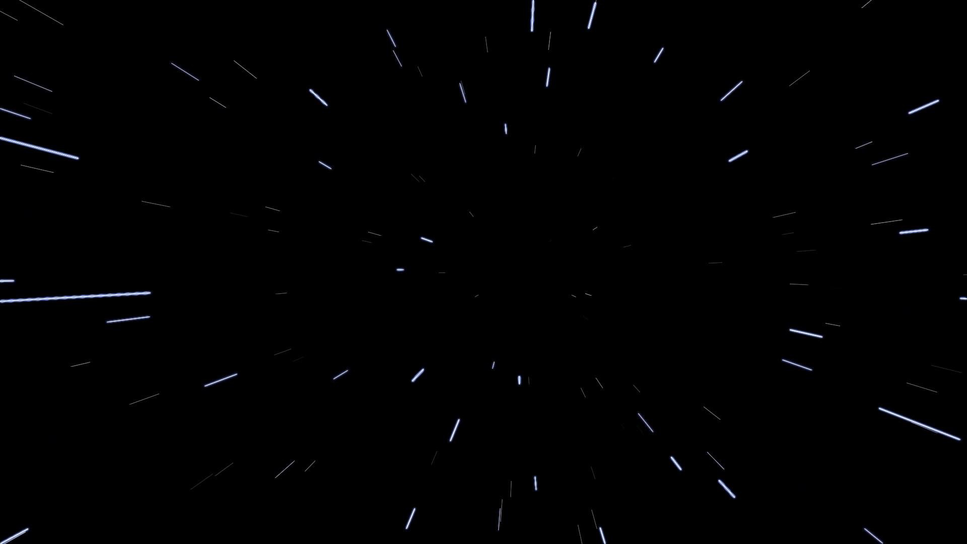1920x1080 Space Warp Speed Effect Background HD