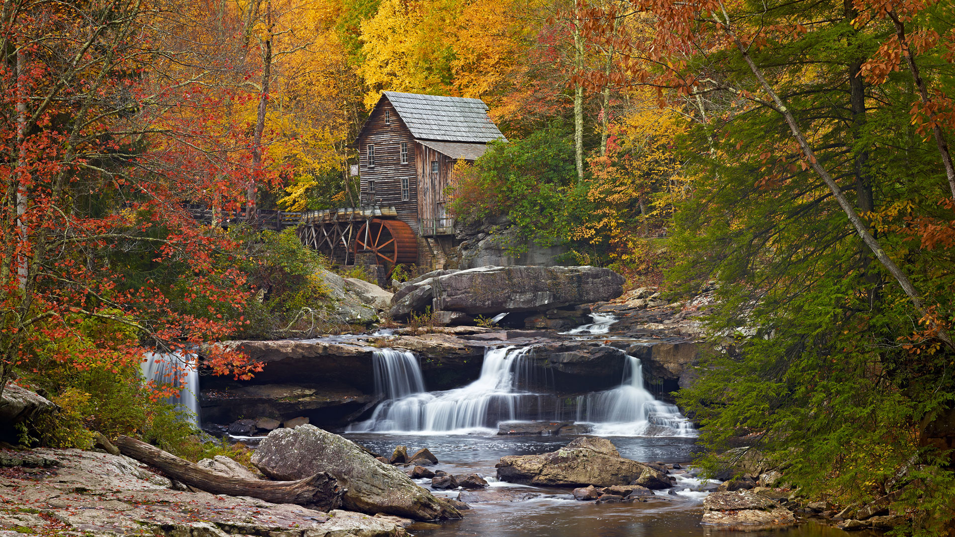 1920x1080 HD Landscape Wallpapers Babcock Mill West Virginia Other Nature Wallpapers  ,Babcock Mill,Babcock Mill West Virginia,West Virginia,West Virginia  picturesque.