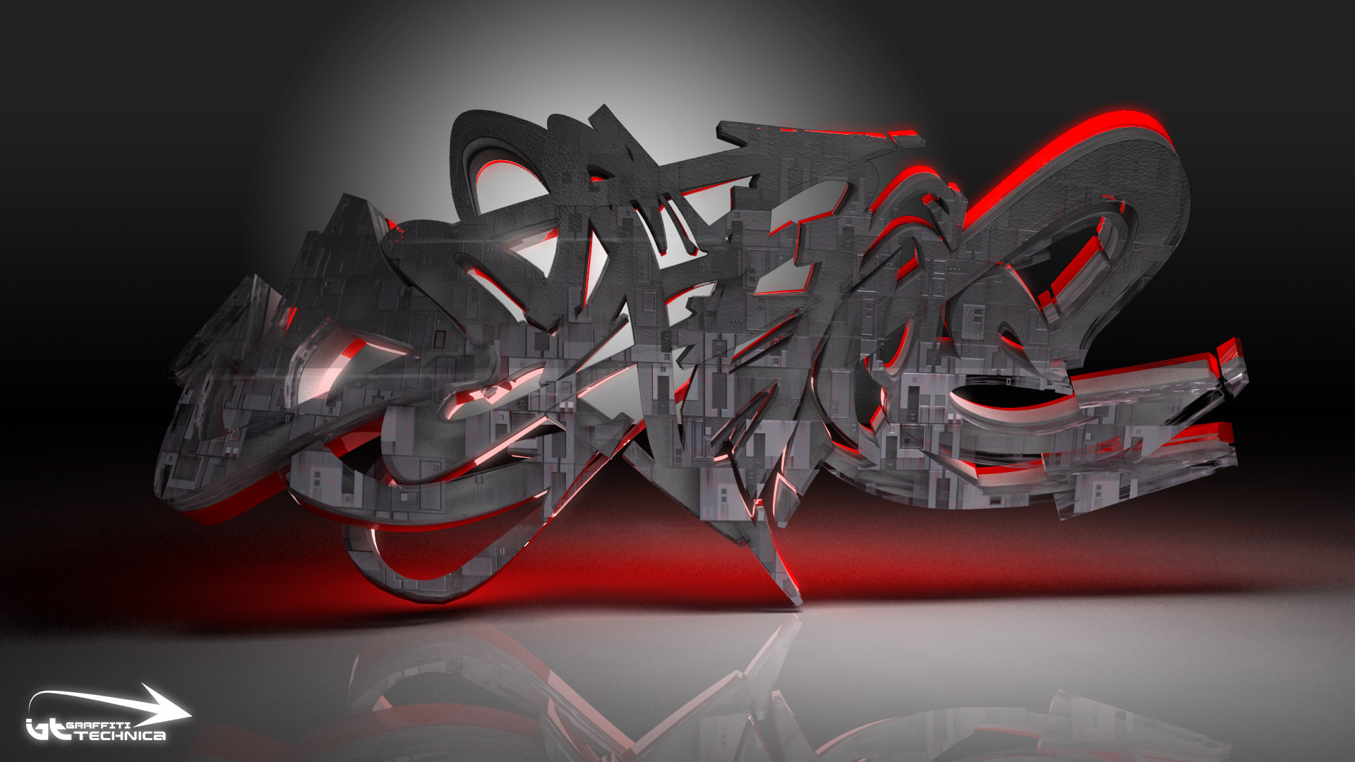 3d graffiti love wallpapers