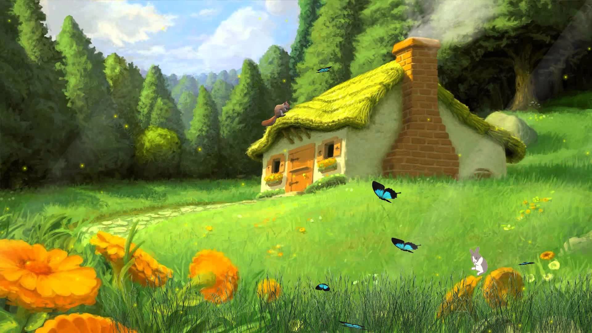 1920x1080 Tale Houses Animated Wallpaper http://www.desktopanimated.com/ - YouTube