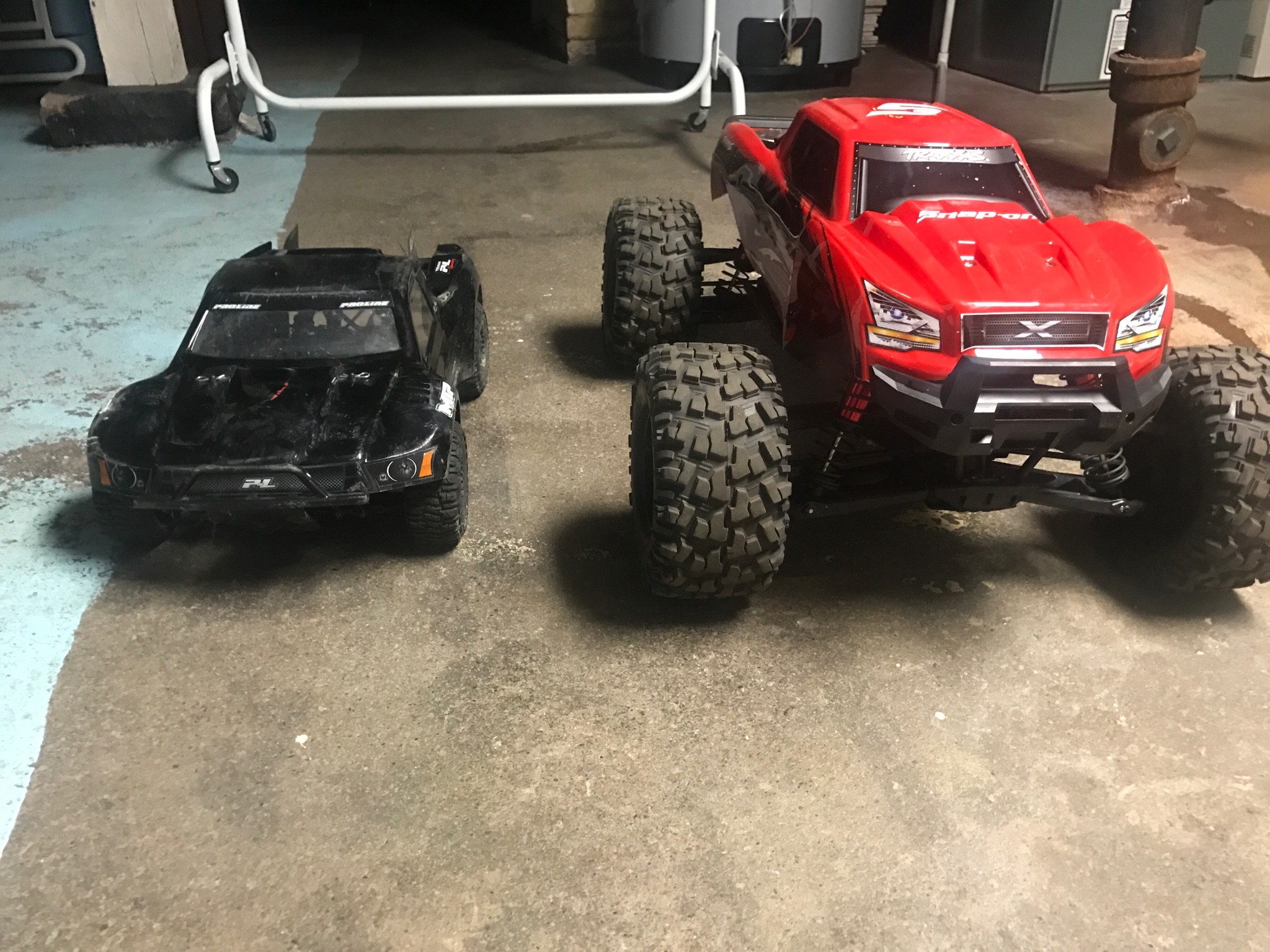 2048x1536 here's mine next to my slash. i still can't get over how much fun it is.  i'm waiting to get the 4s batteries though. i want to have some fun with it  ...