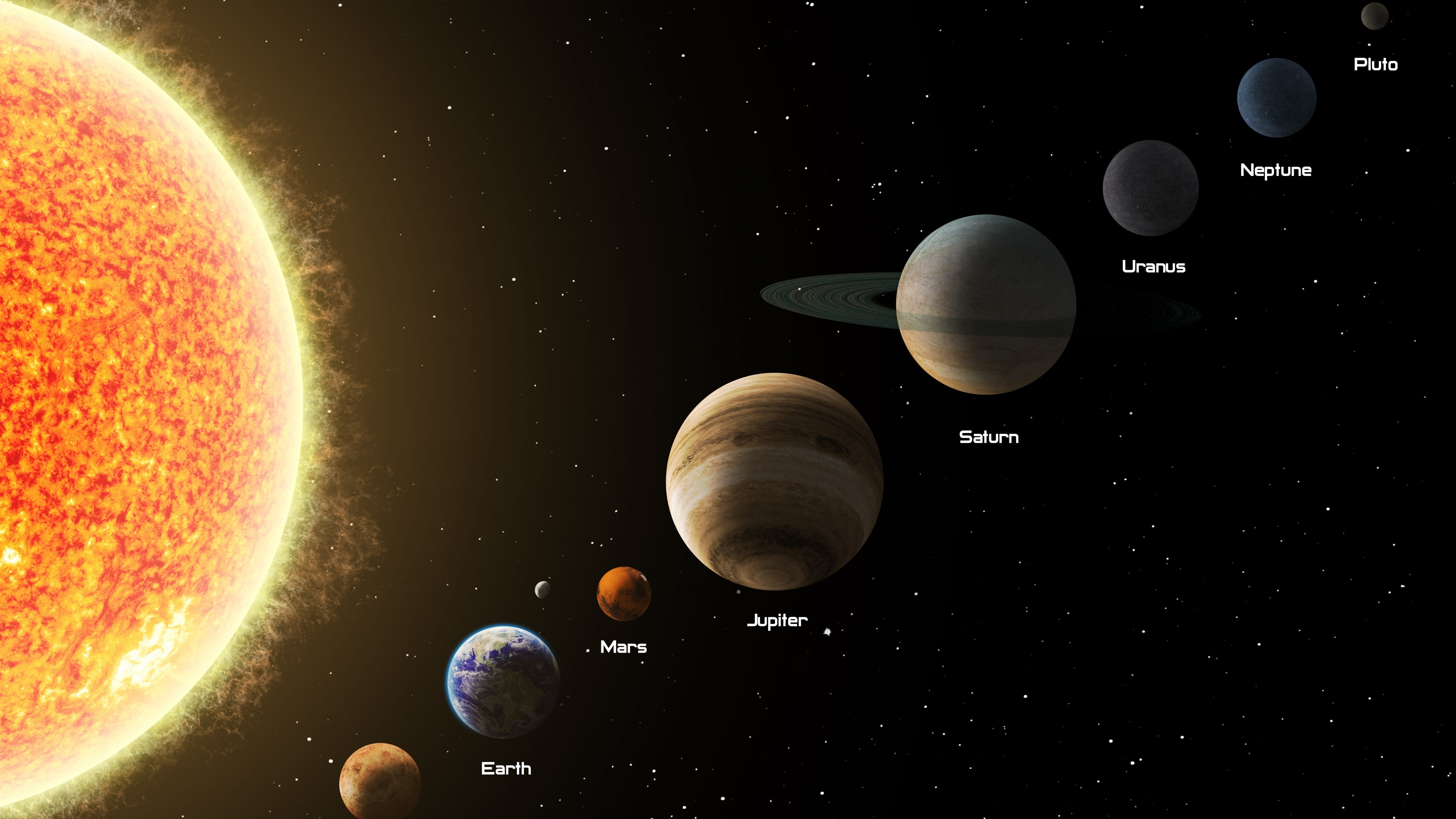 3840x2160 HD Wallpaper | Background Image ID:678401.  Sci Fi Solar System