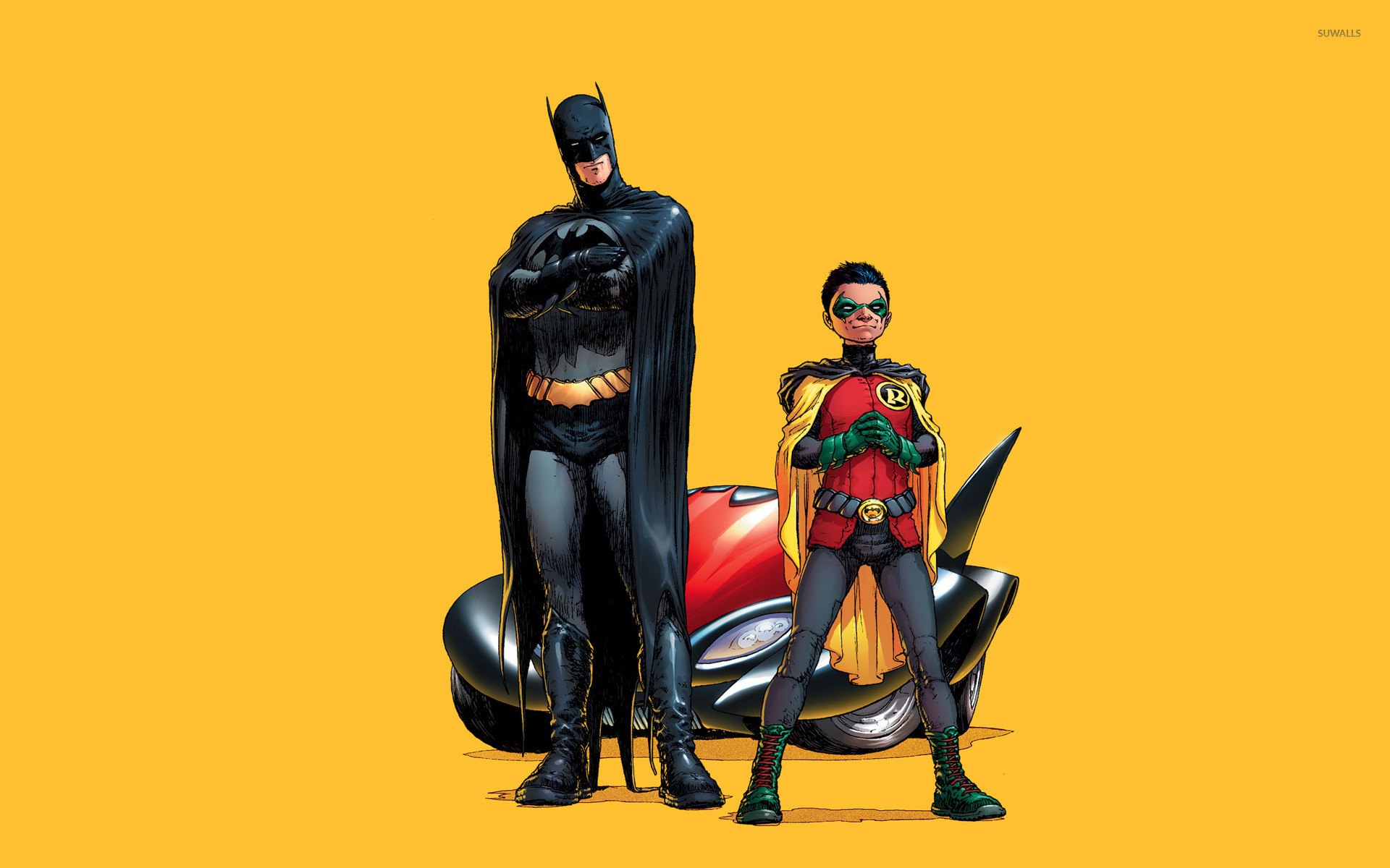 1920x1200 Batman & Robin wallpaper