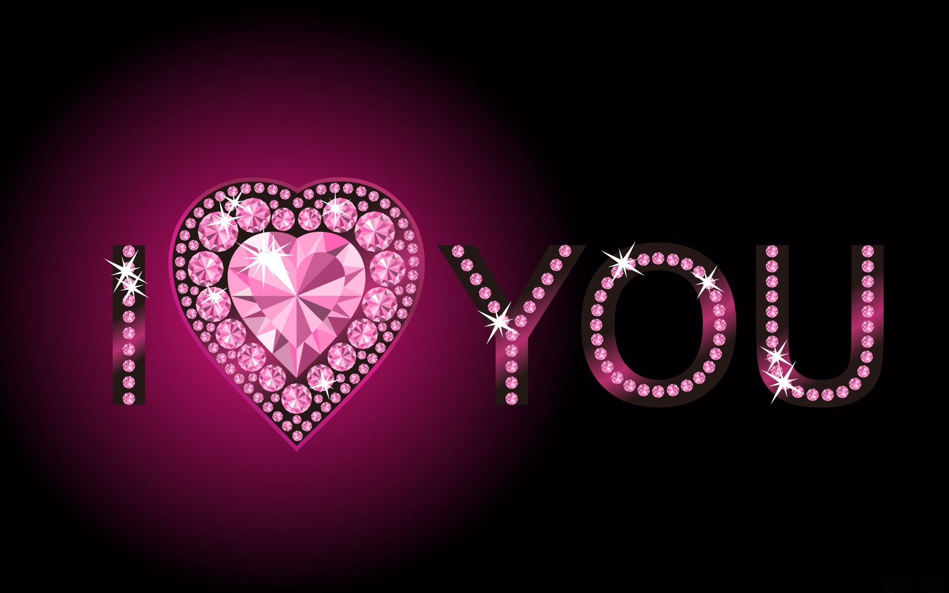 1920x1200 Valentines day Facebook banner image I love you