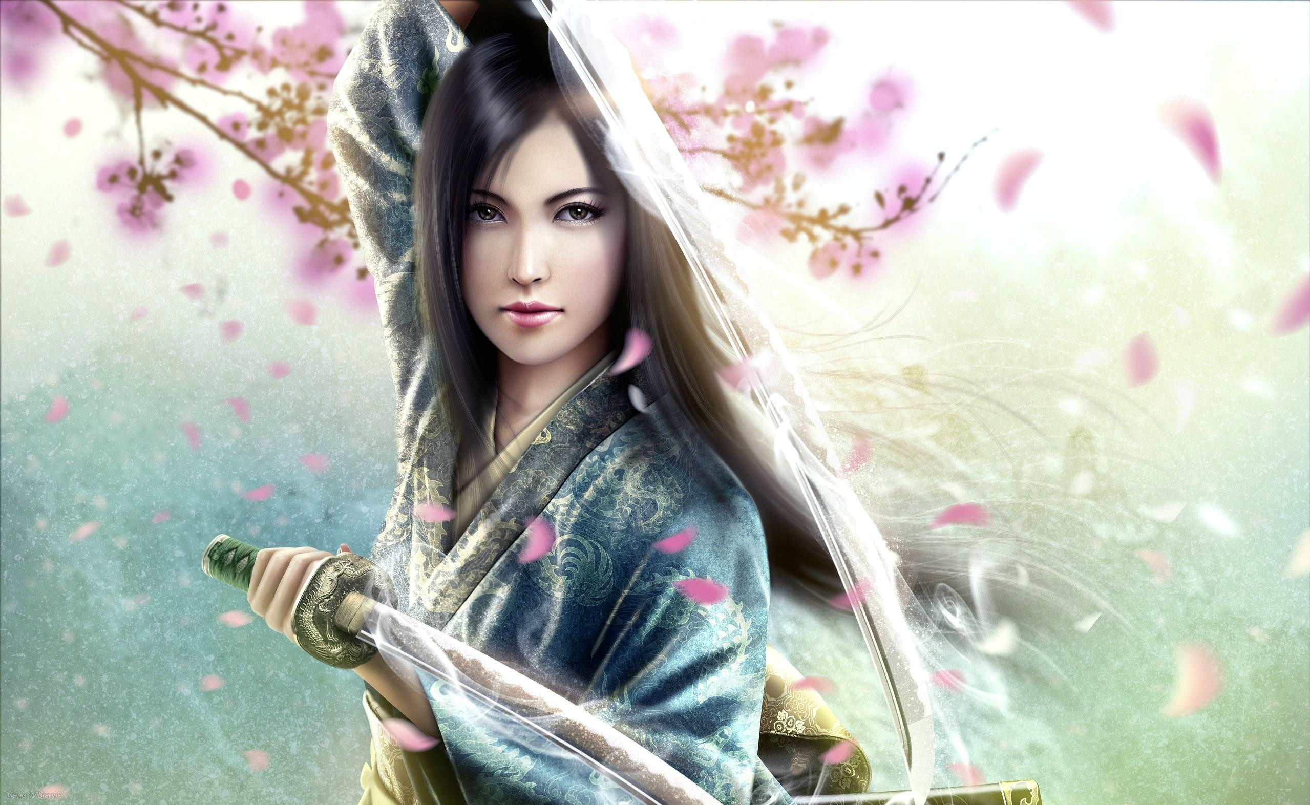 2558x1572 Dagger Fantasy Girl Warrior Weapon White Hair Woman Â· HD Wallpaper |  Background ID:152076
