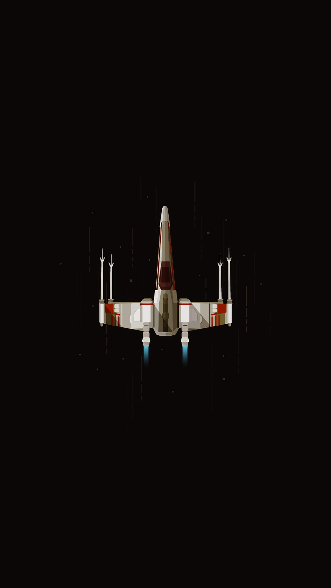 1080x1920 General  digital art portrait display rocket spaceship simple  background minimalism space flying black background X