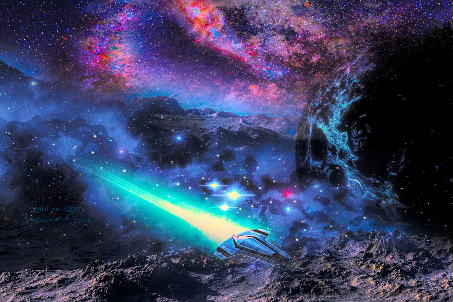 1920x1280 Right Across The Galaxy - Wallpaper