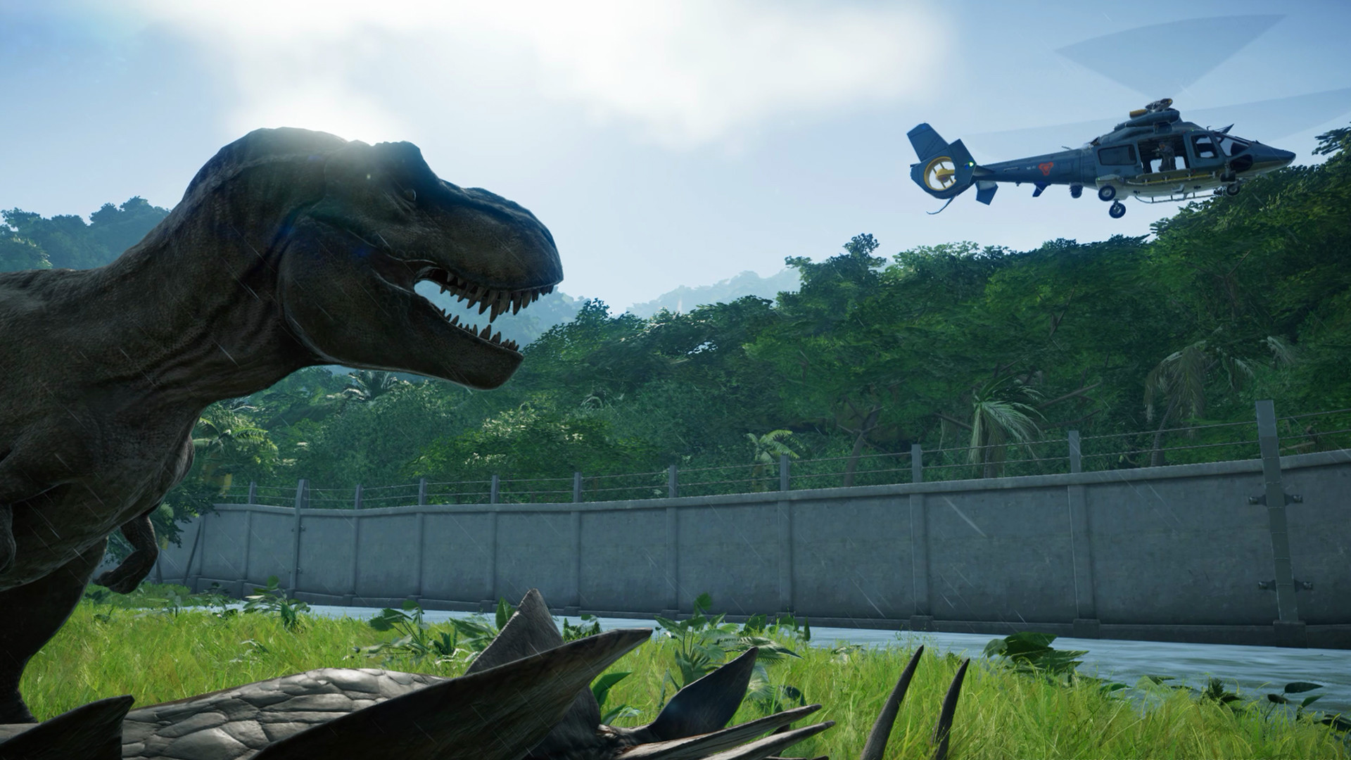 1920x1080 Jurassic World Evolution: Build your own park, farm custom dinosaurs, pull  out the tranq gun when it all goes wrong