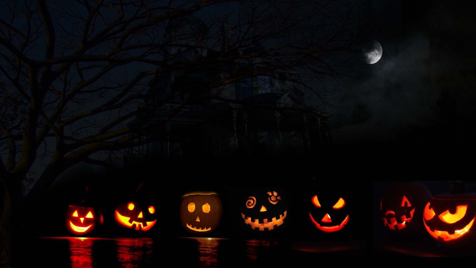 1920x1080 Halloween backgrounds free download.