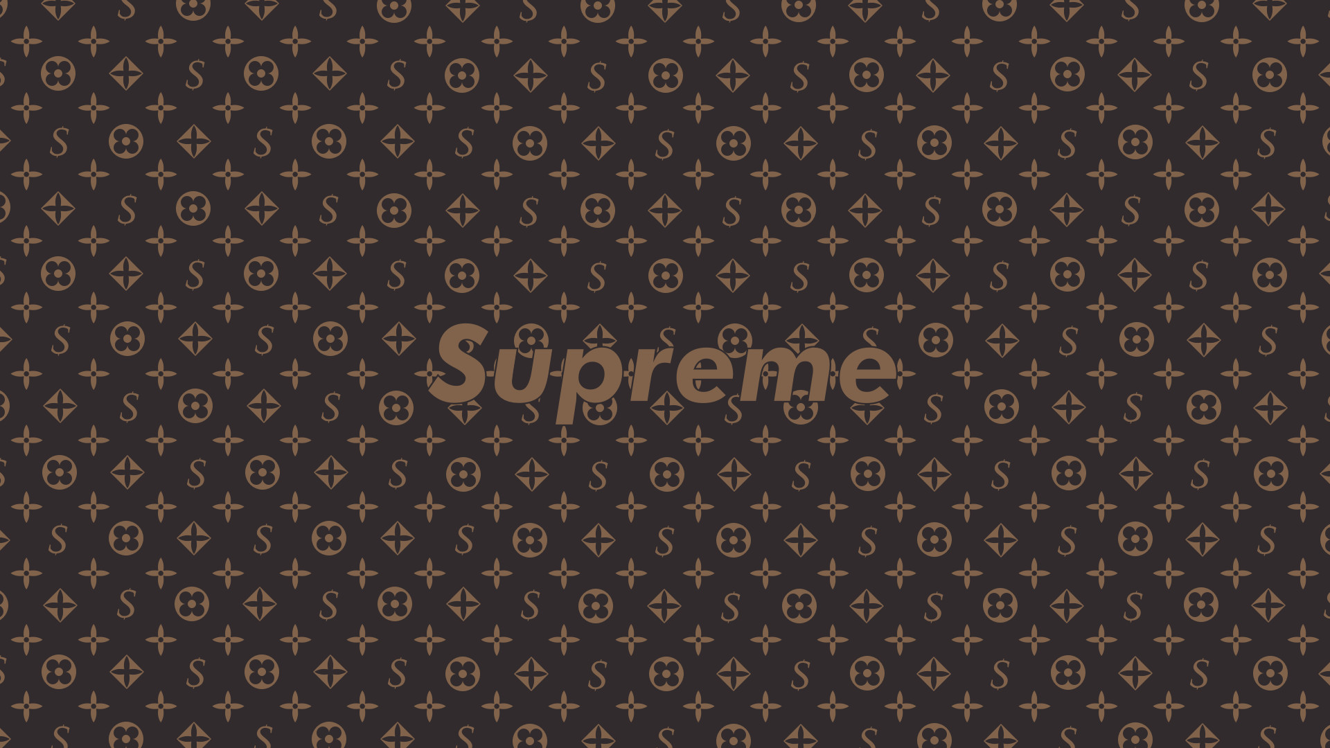 1920x1080 Some Supreme x LV Wallpapers I made