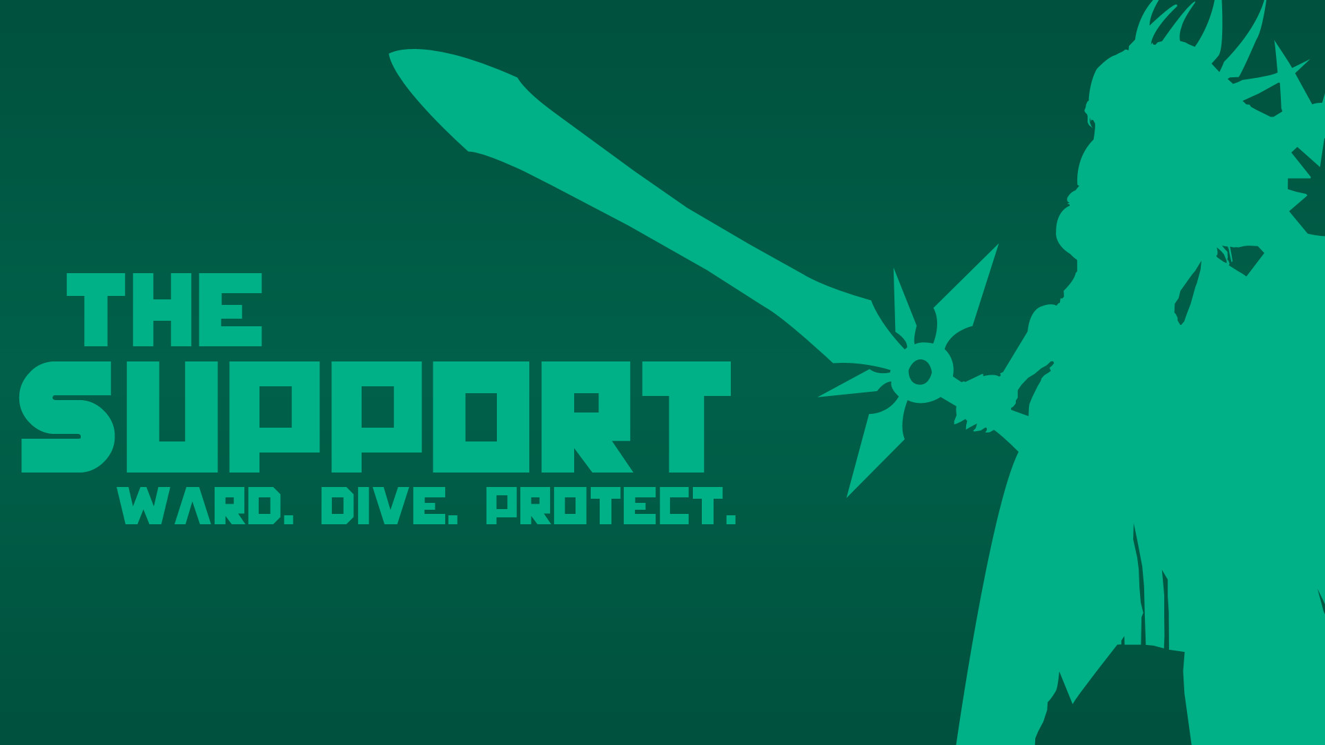 1920x1080 The Support - League Of Legends ...