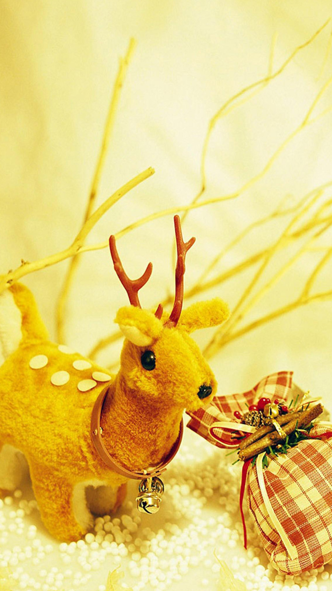 1080x1920 Christmas Deer iPhone 6 wallpaper